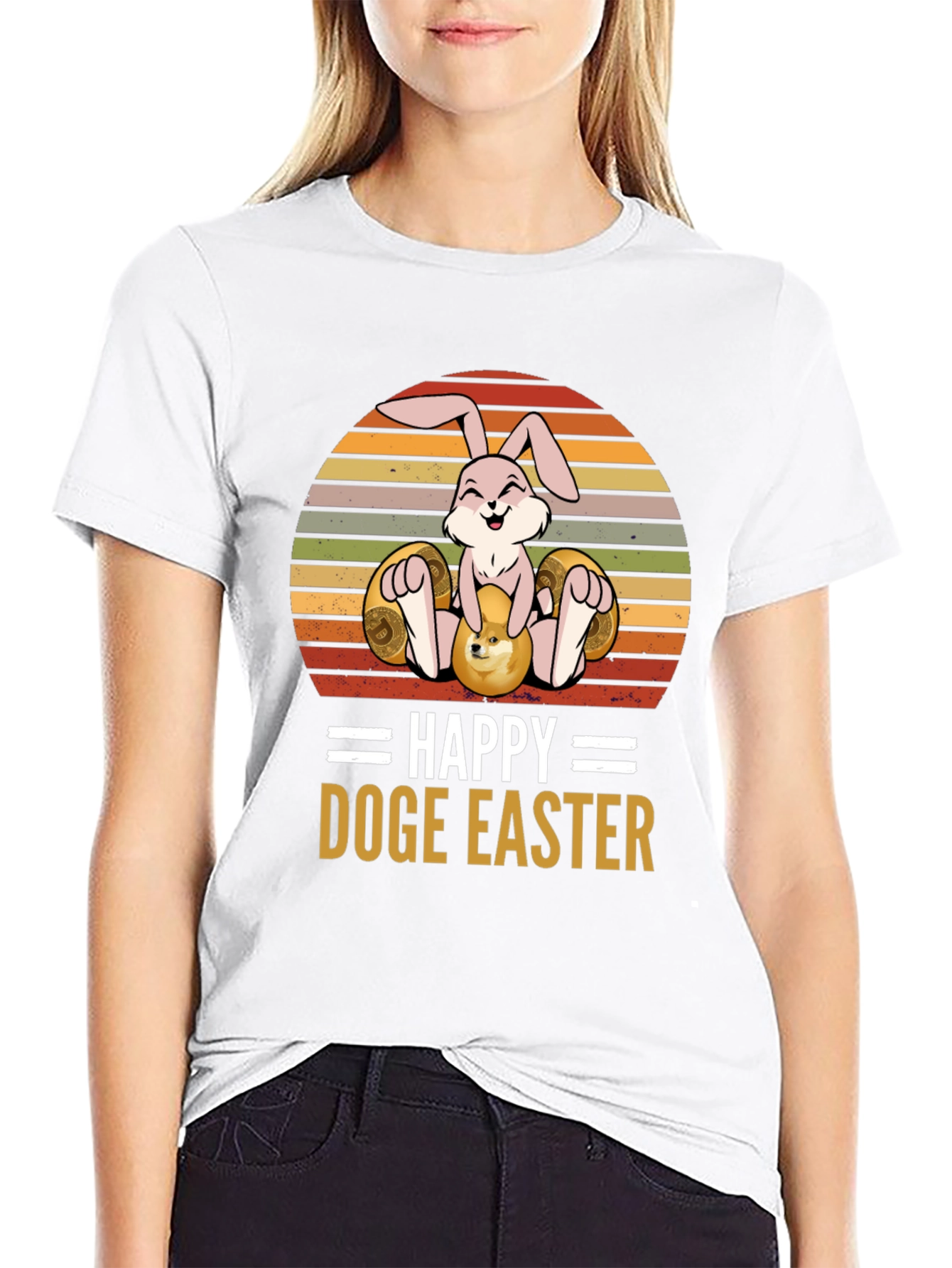 Happy Doge Easter T-Shirt