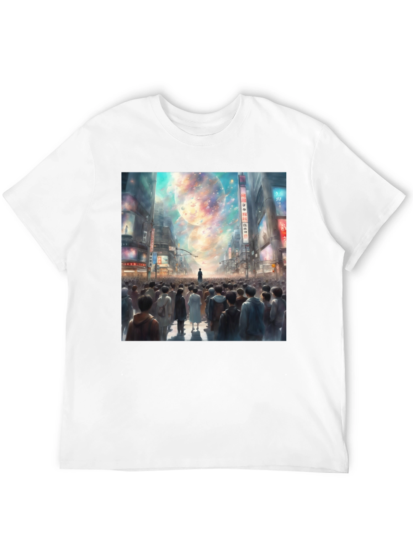Celestial Cityscape Graphic Tee