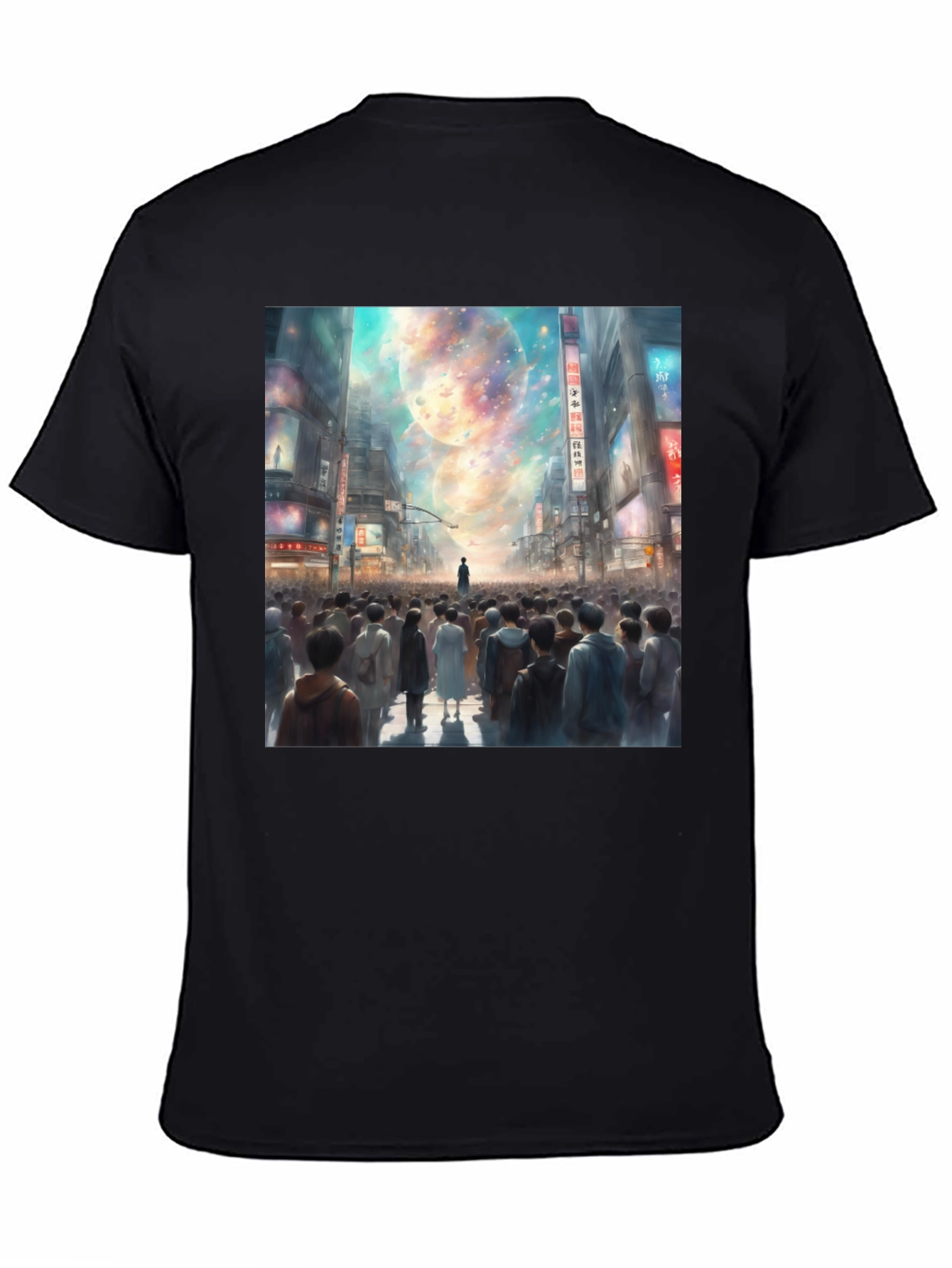 Celestial Cityscape Graphic Tee