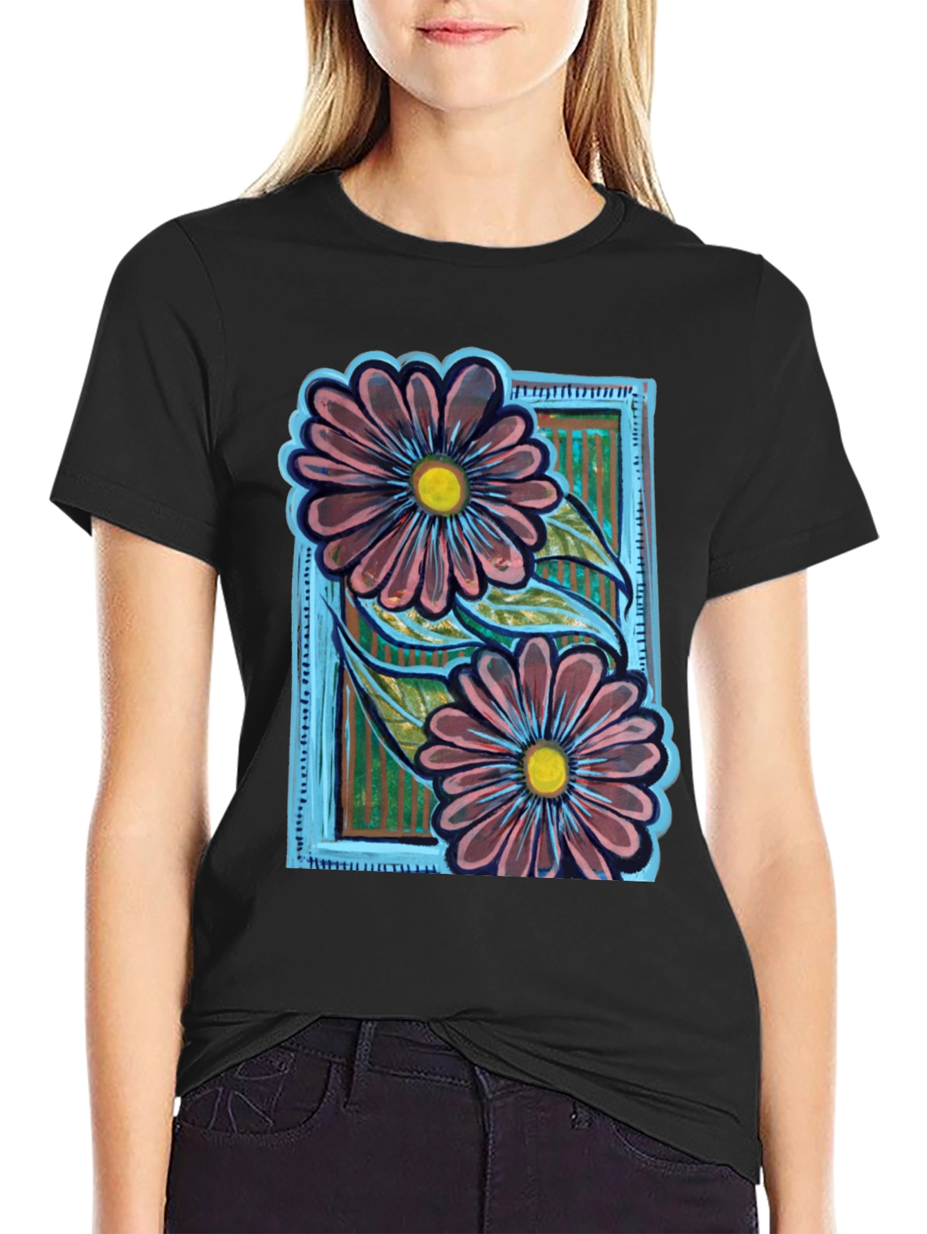 Floral Graphic Print T-Shirt