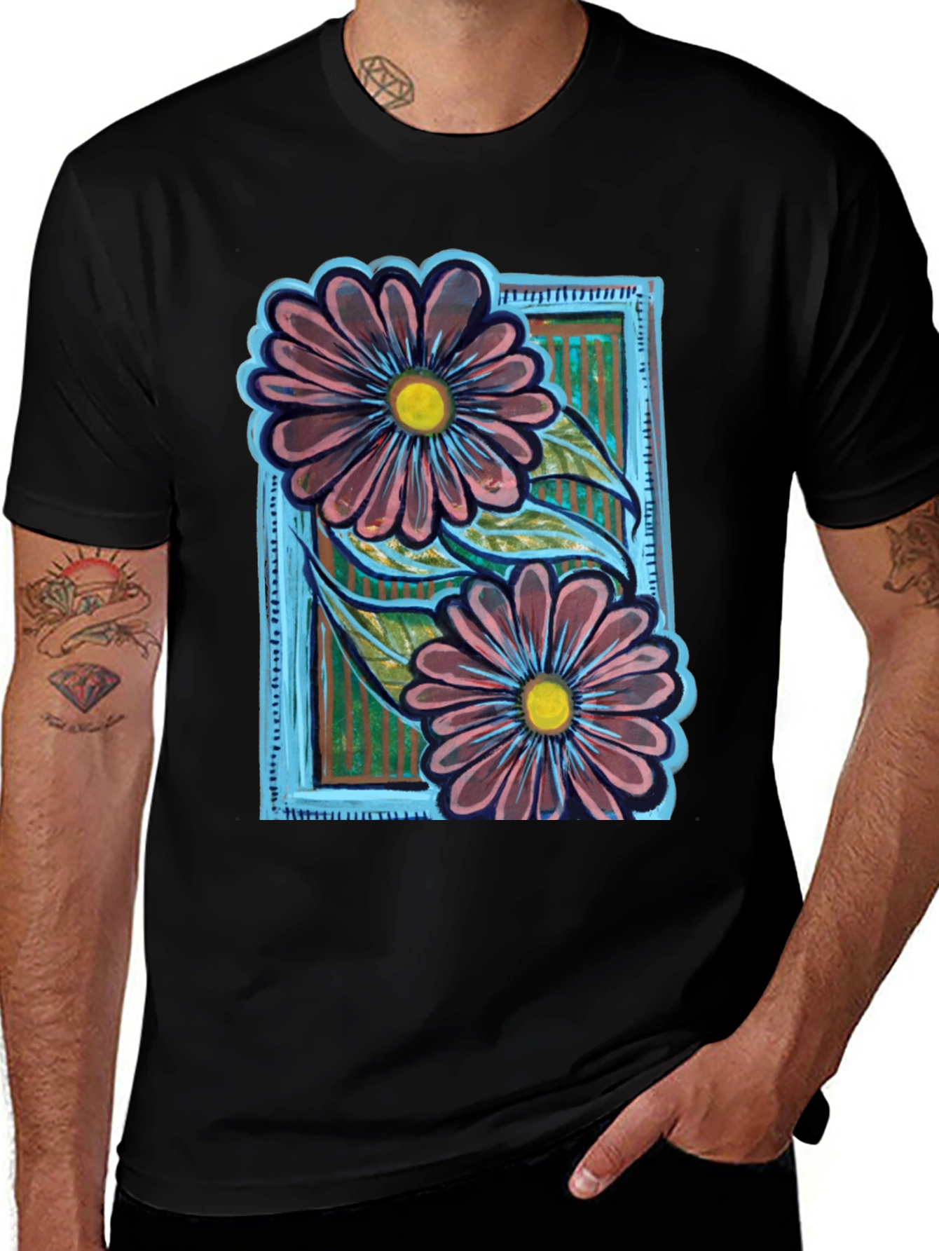 Floral Graphic Print T-Shirt