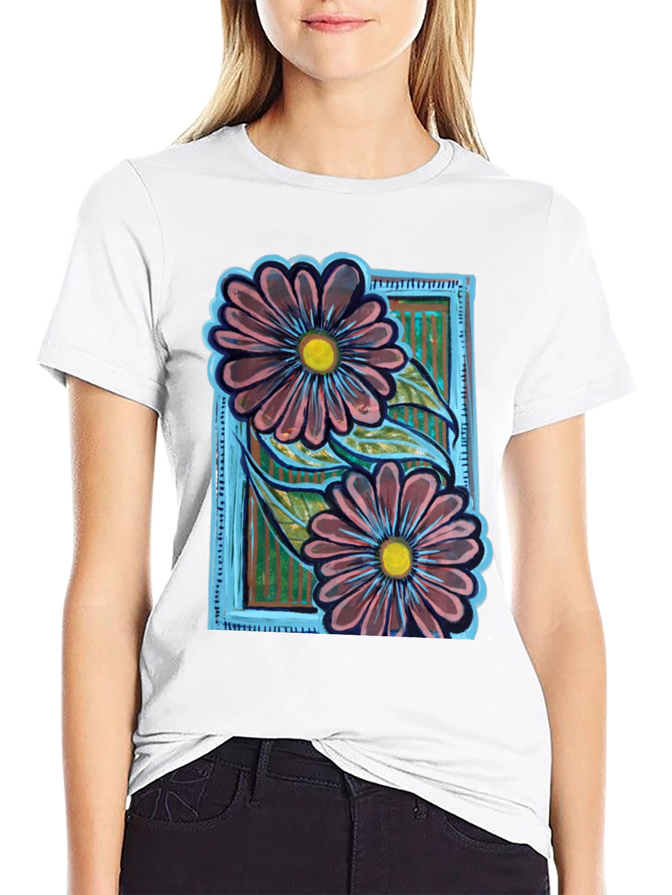 Floral Graphic Print T-Shirt