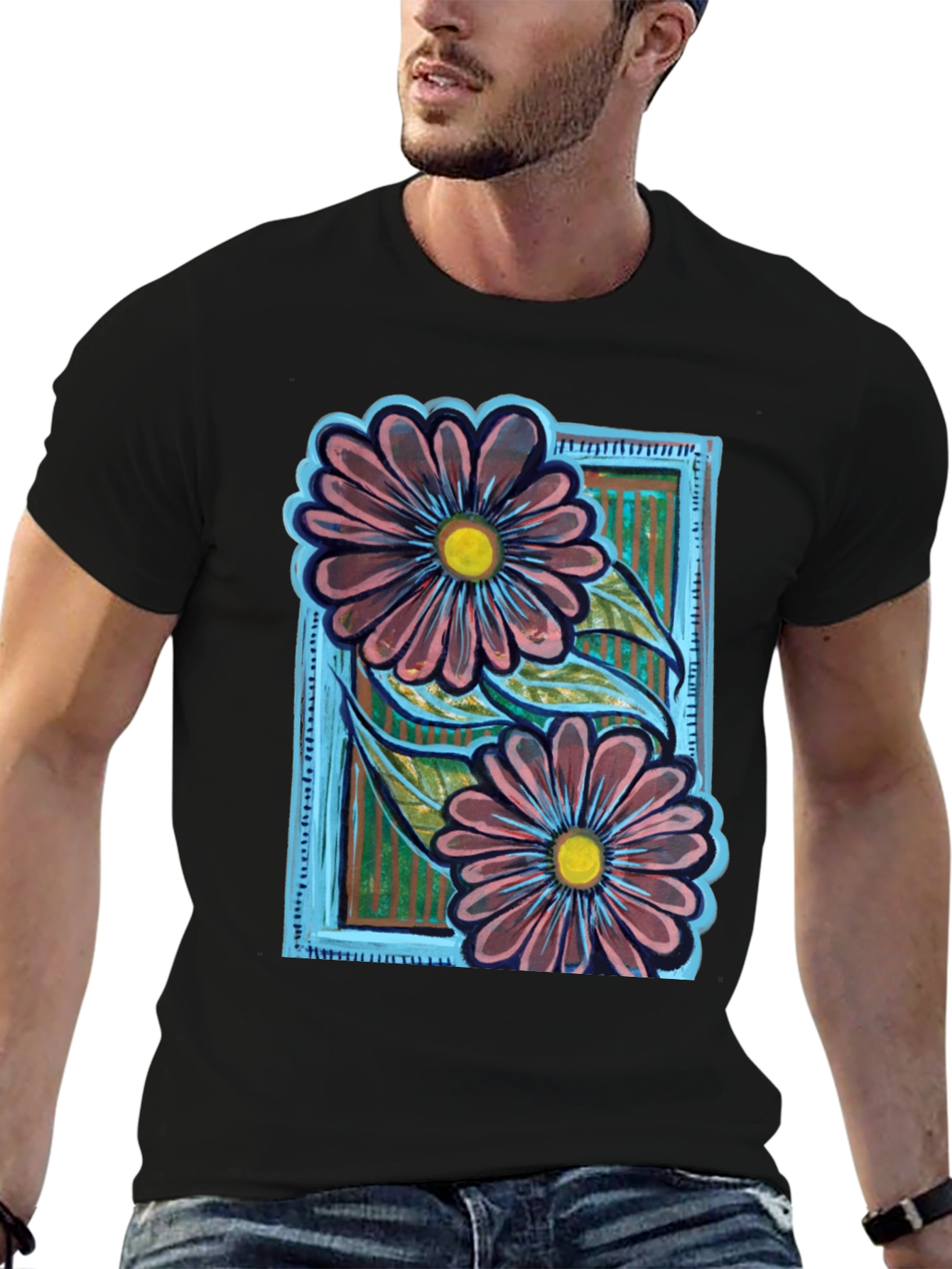 Floral Graphic Print T-Shirt