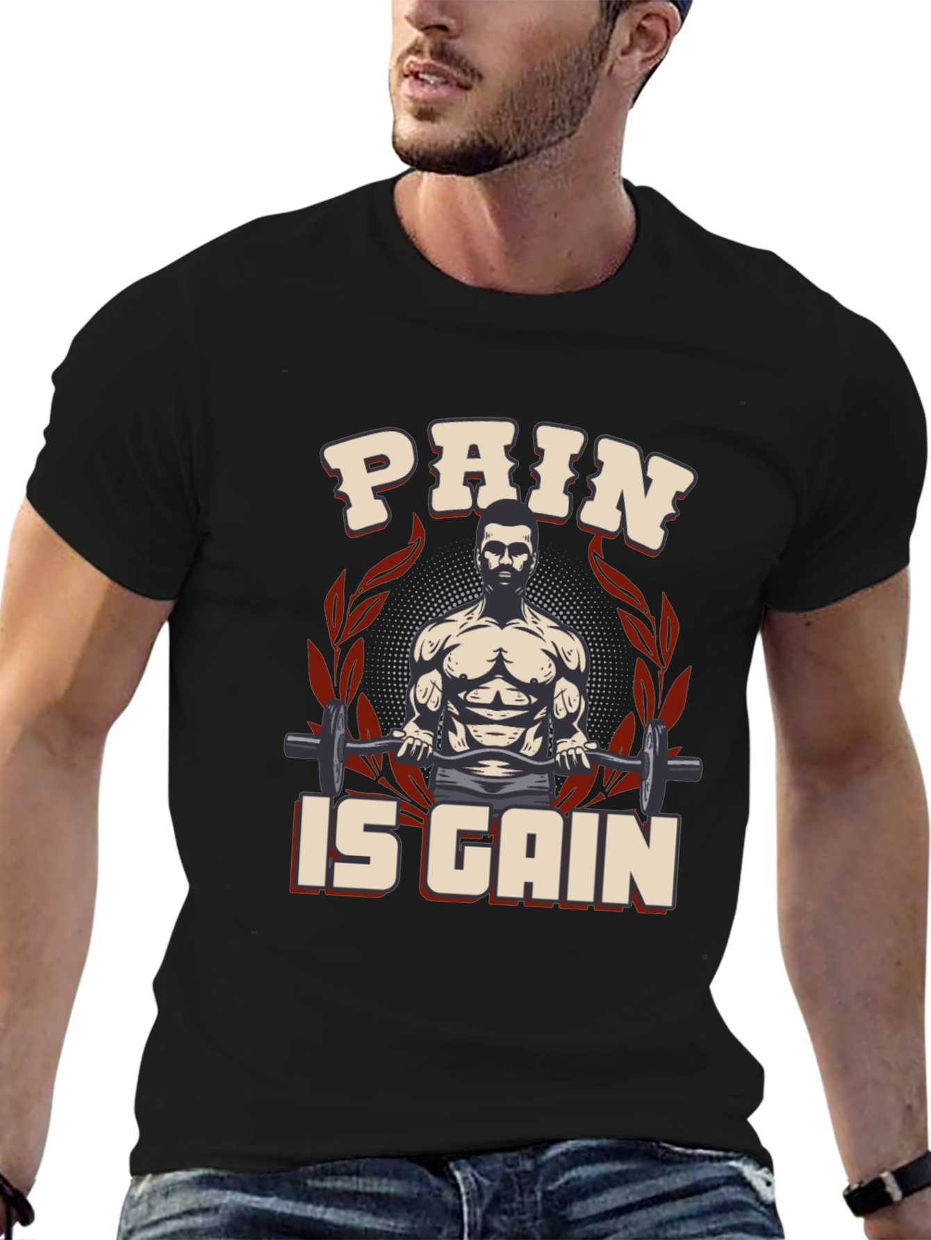 Pain is Gain Gym T-Shirt - Fitness Apparel