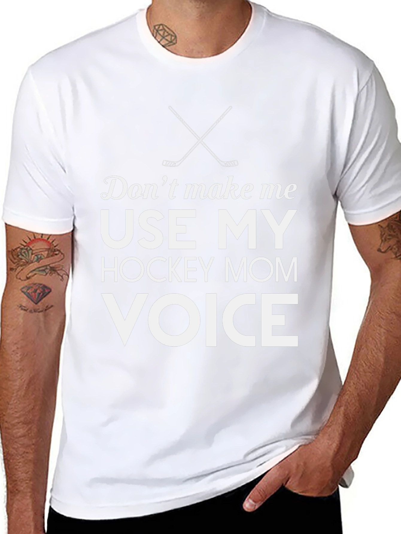 Hockey Mom Voice T-Shirt