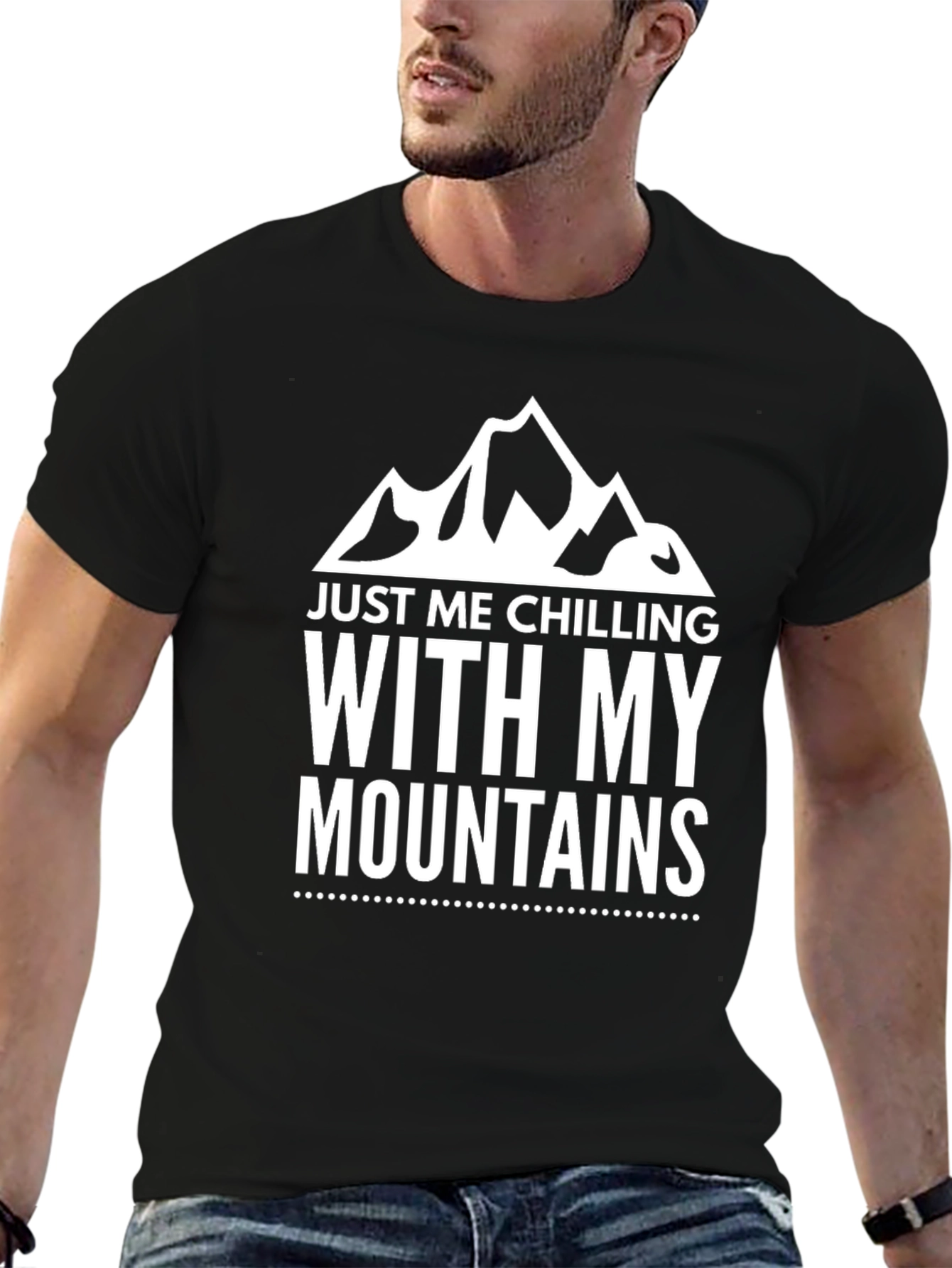 Just Me Chilling With My Mountains T-Shirt