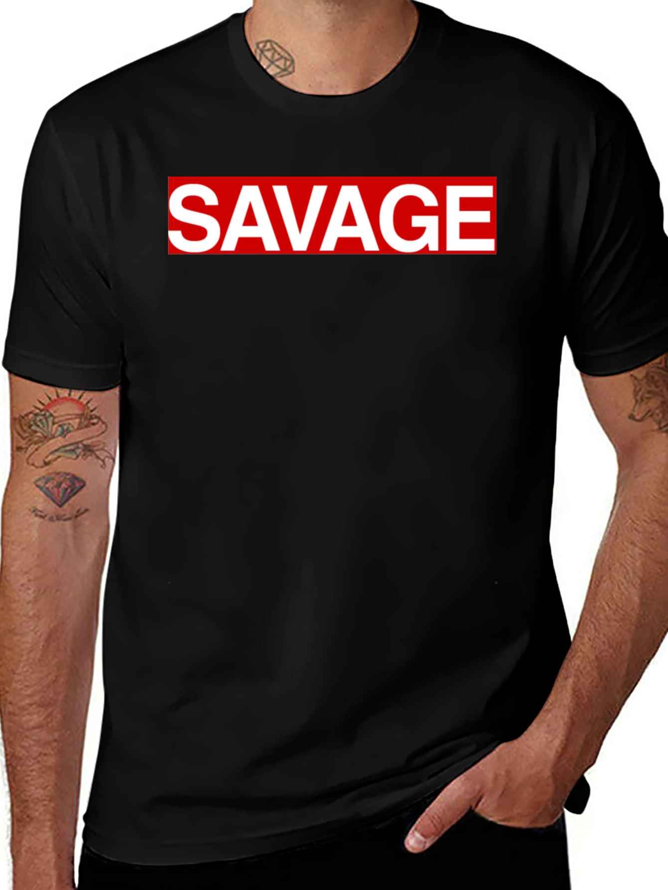 Savage Graphic Tee - Bold Streetwear Style