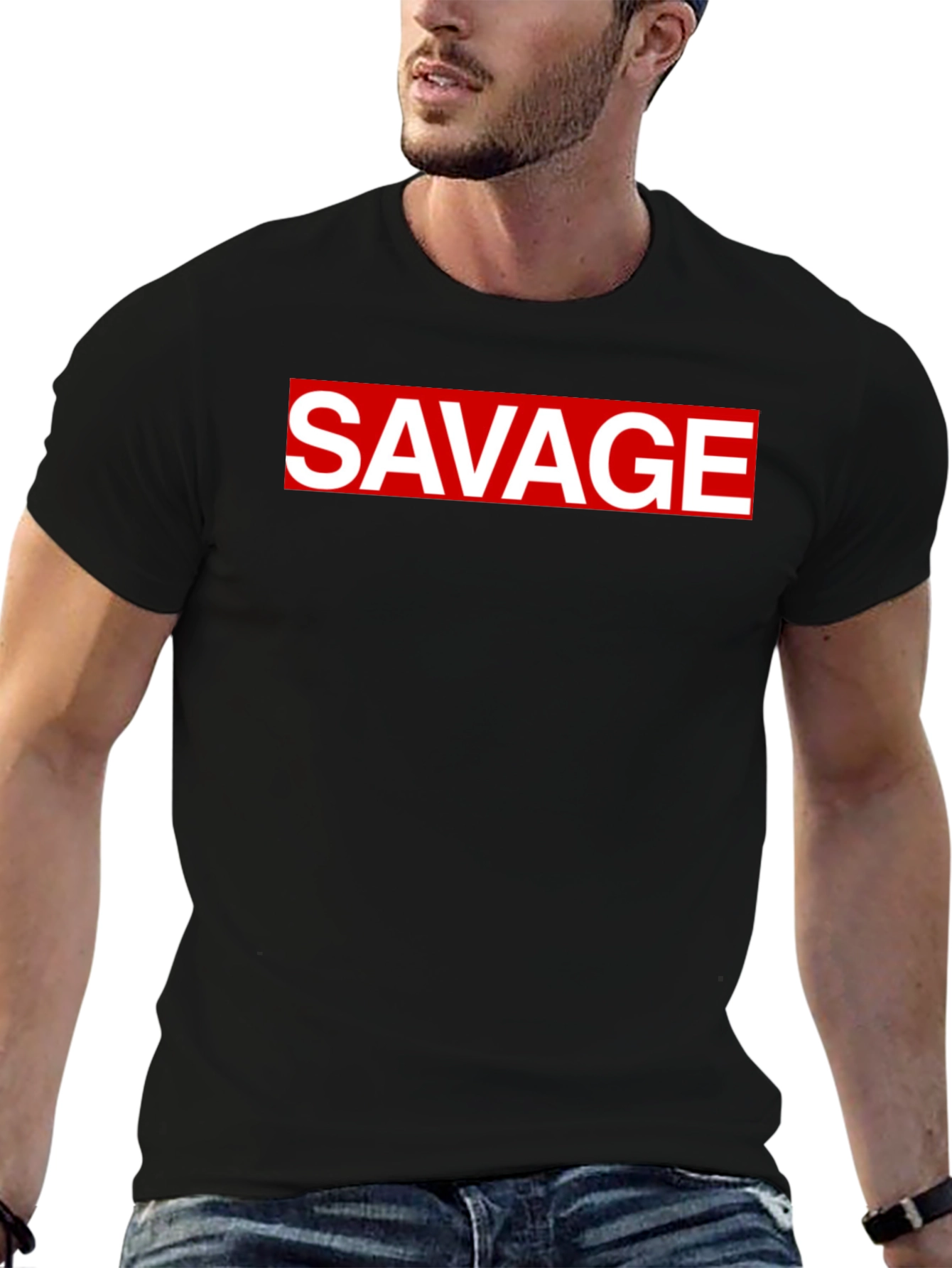 Savage Graphic Tee - Bold Streetwear Style