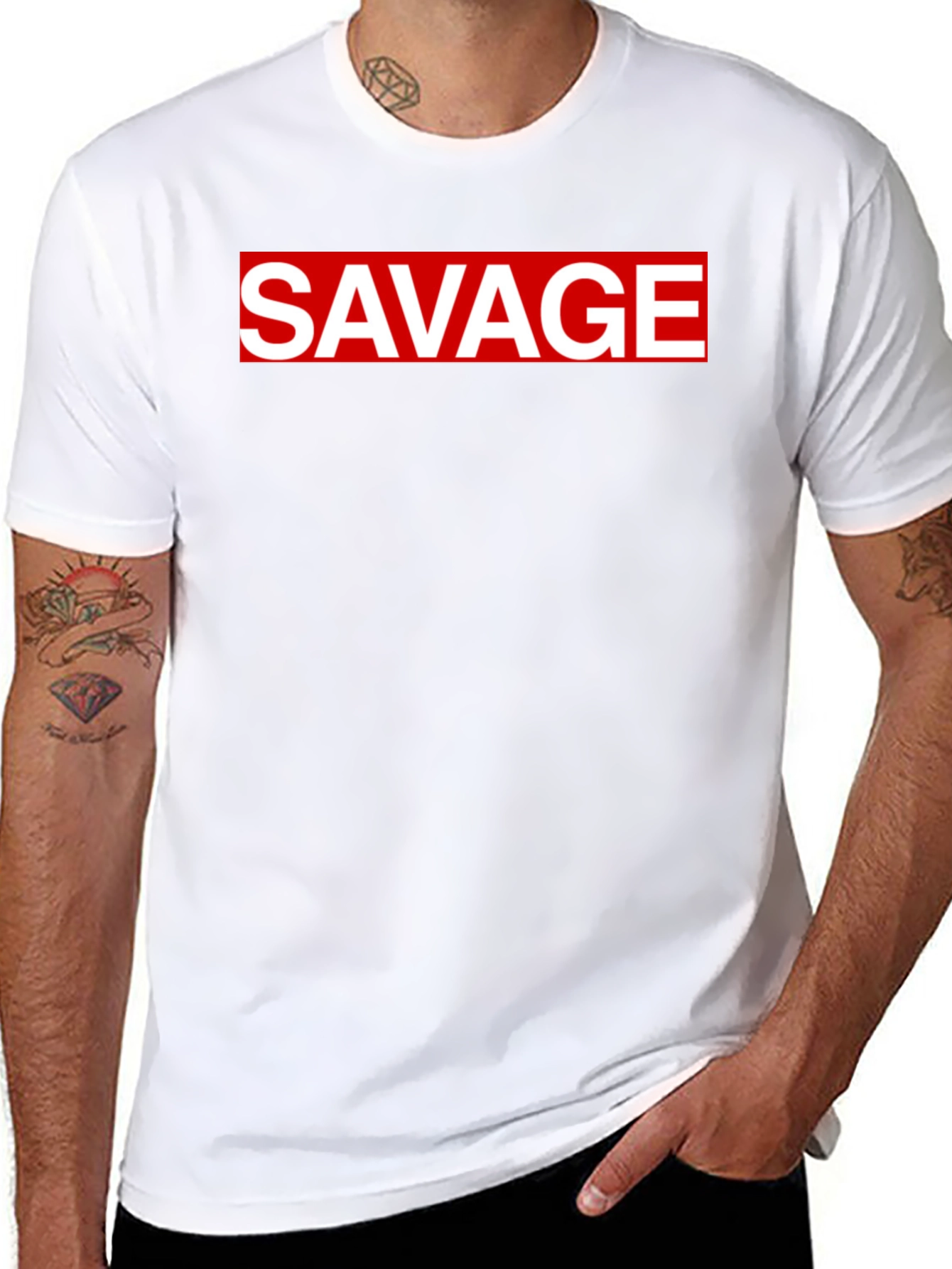 Savage Graphic Tee - Bold Streetwear Style