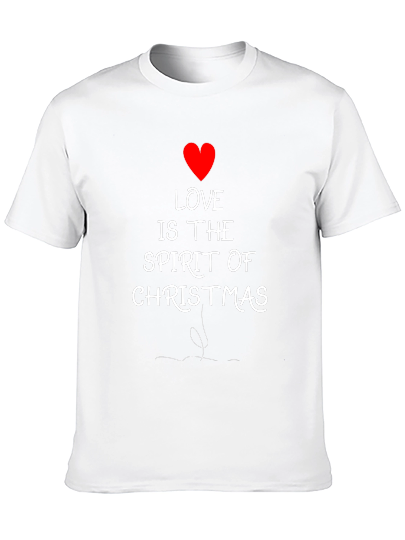 Love is the Spirit of Christmas Graphic T-Shirt
