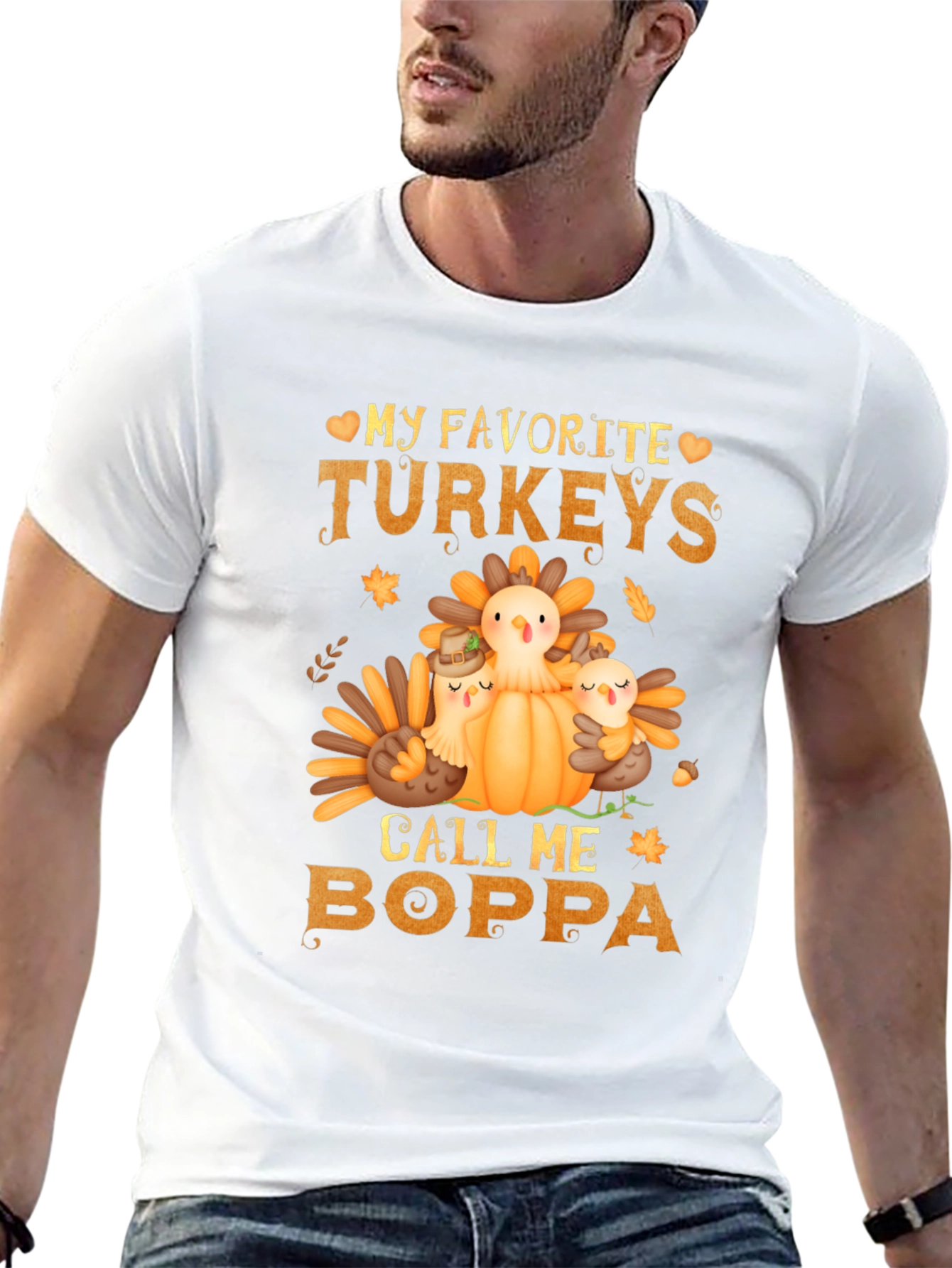 Thanksgiving Boppa T-Shirt: My Favorite Turkeys