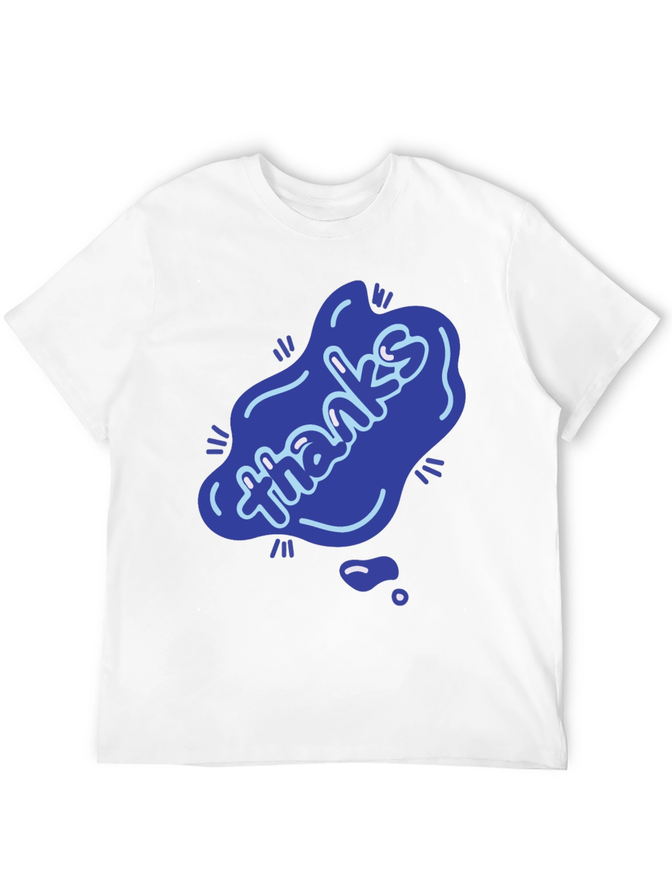 Thanks T-Shirt - Casual Graphic Tee