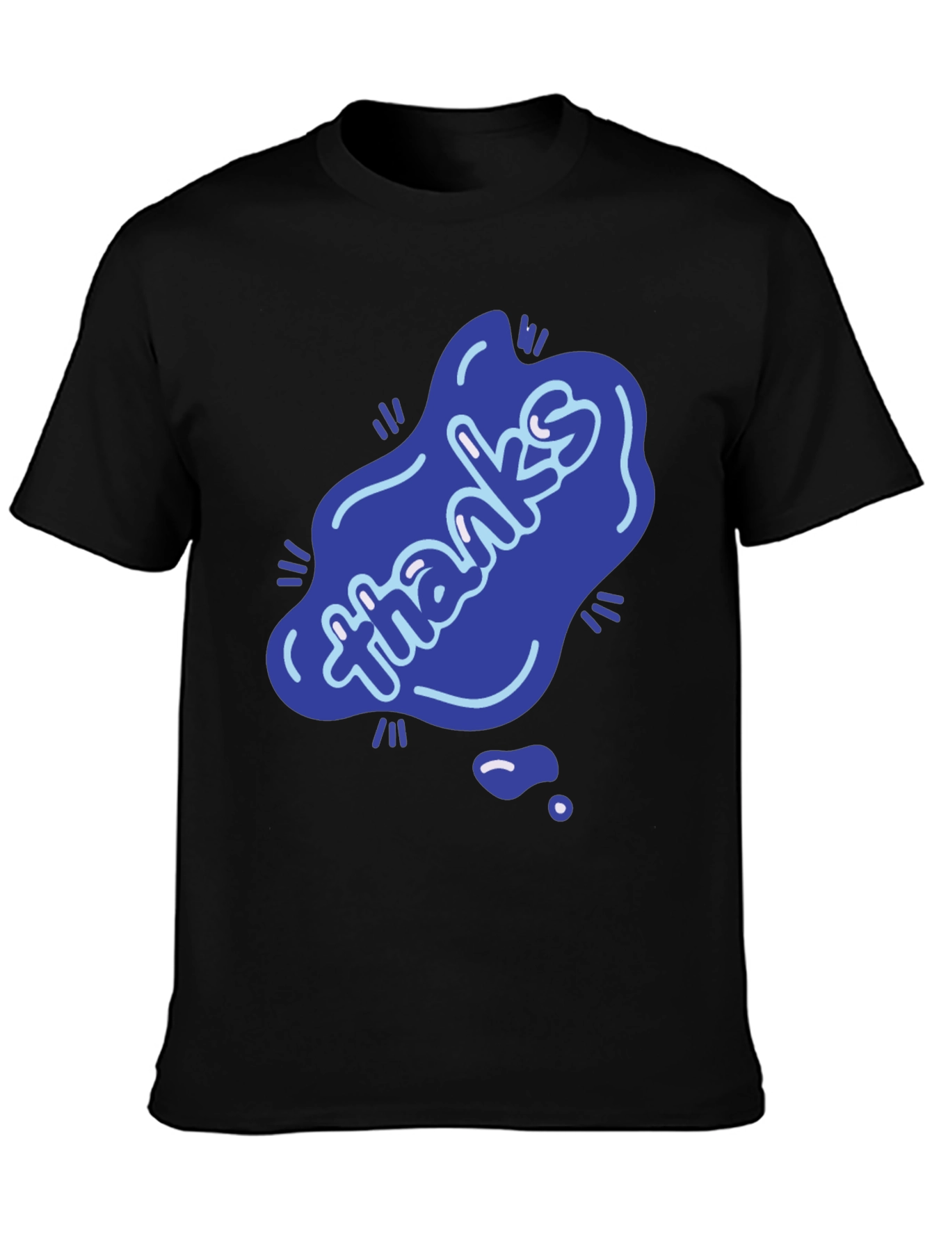 Thanks T-Shirt - Casual Graphic Tee