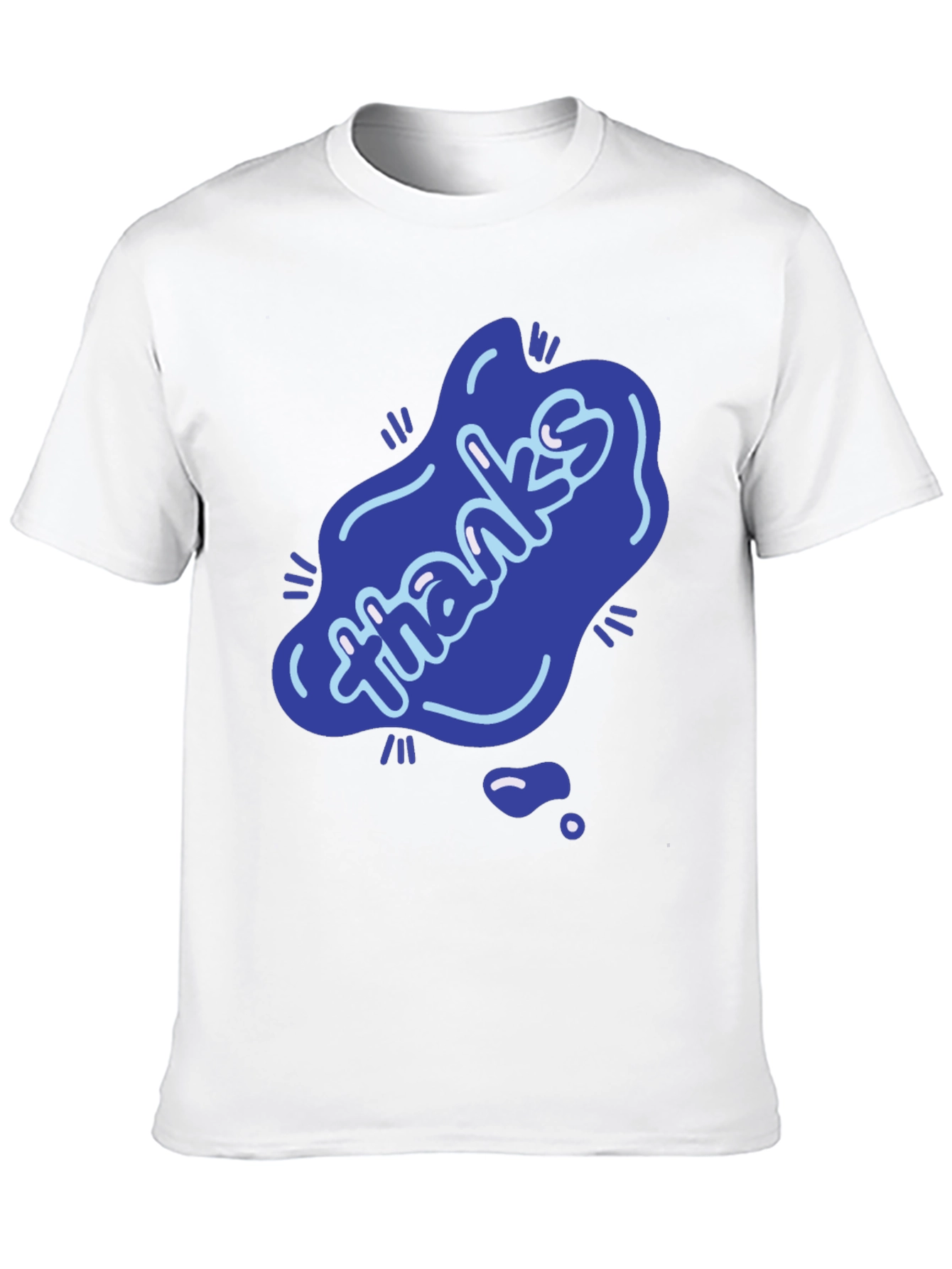 Thanks T-Shirt - Casual Graphic Tee