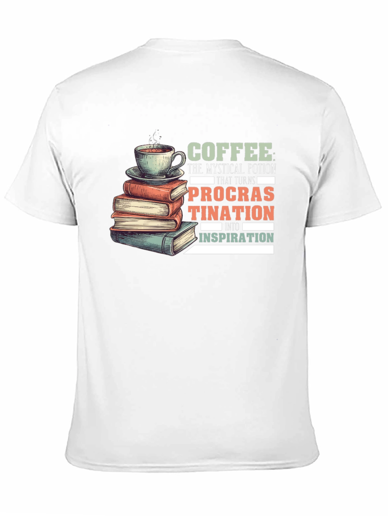 Coffee Procrastination Inspiration T-Shirt