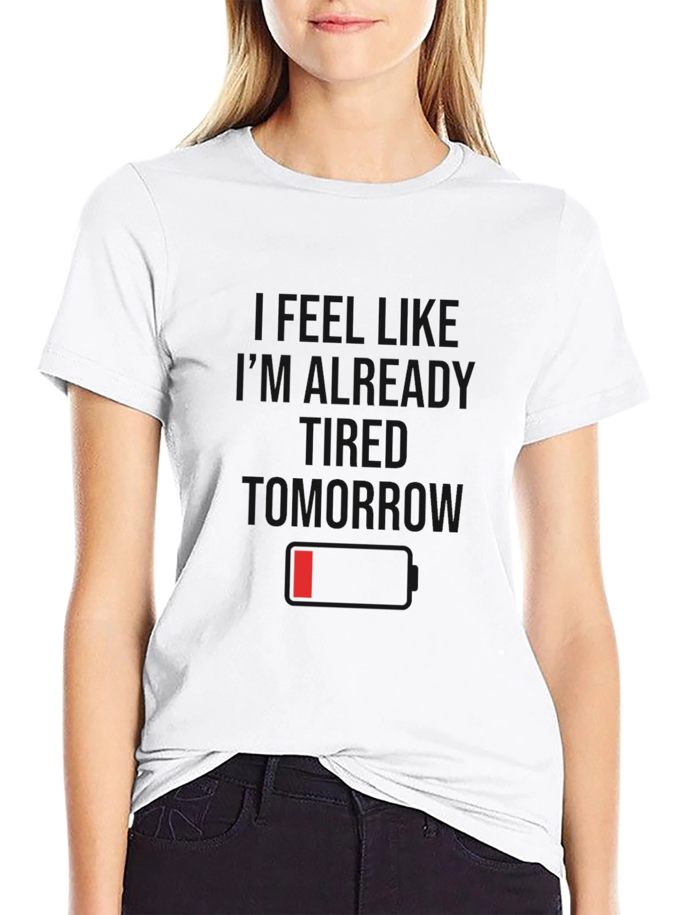 I Feel Like Im Already Tomorrow Black T-Shirt