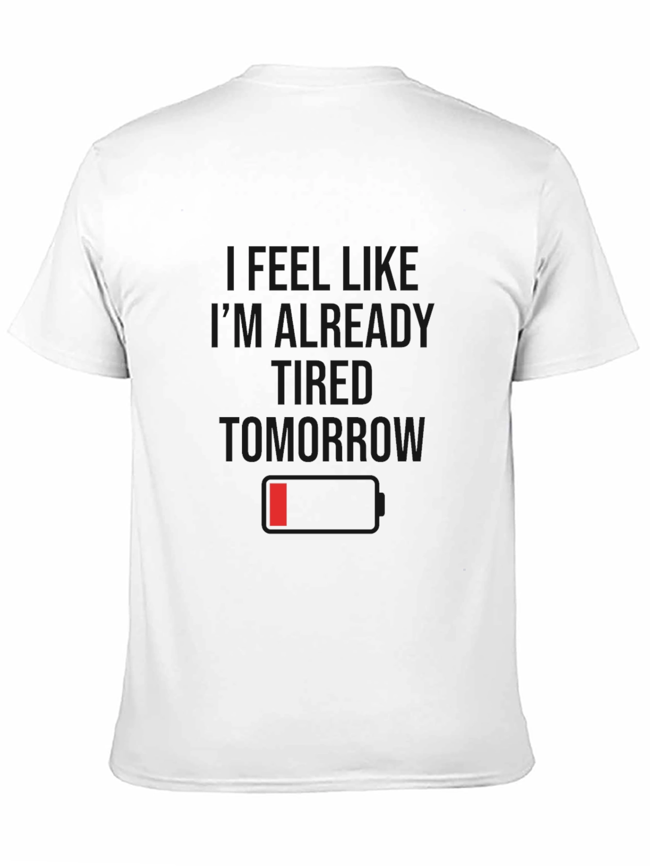 I Feel Like Im Already Tomorrow Black T-Shirt