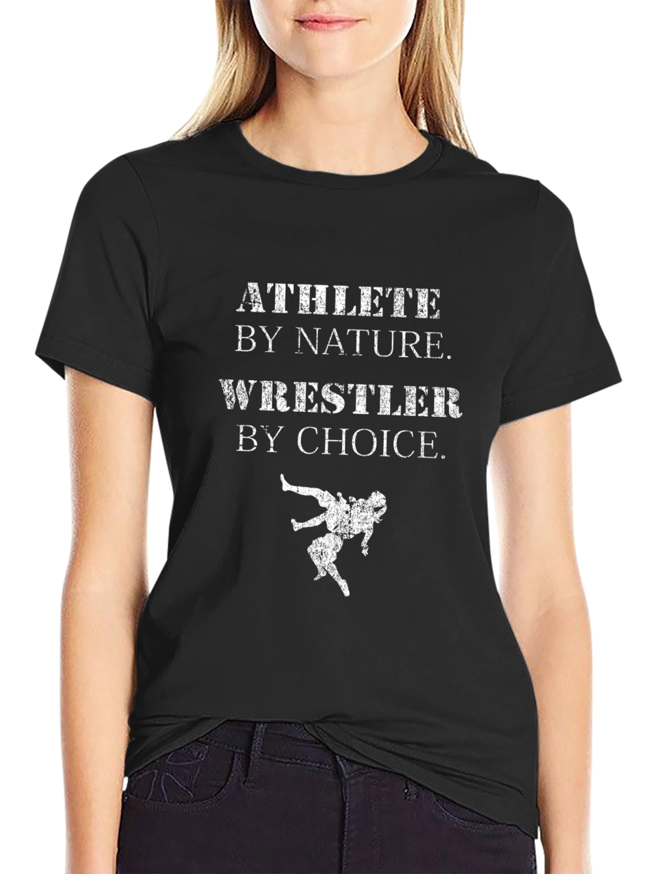 Athlete by Nature Wrestler by Choice Graphic Tee