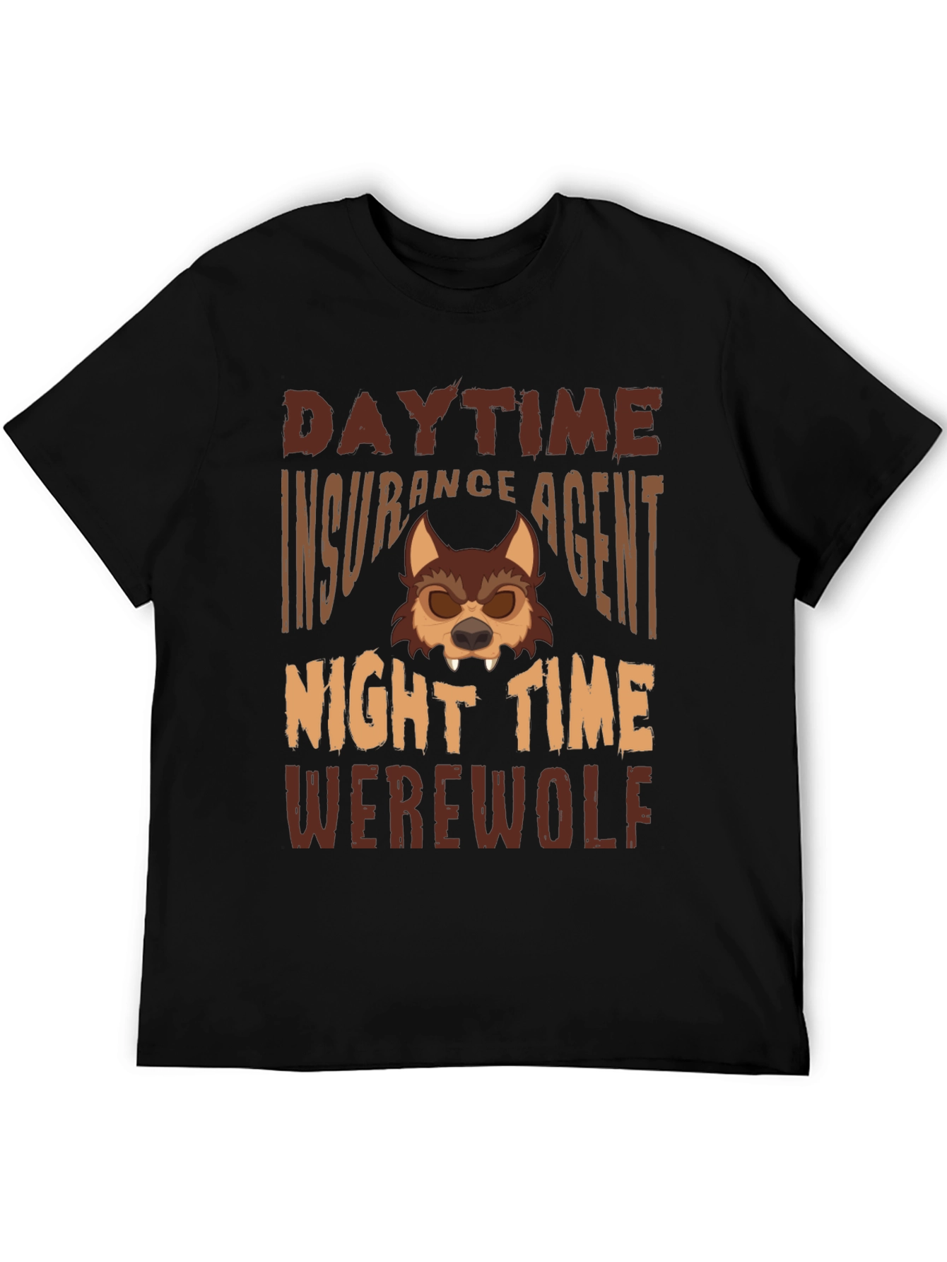 Daytime Insurance Agent Nighttime Werewolf Graphic Tee