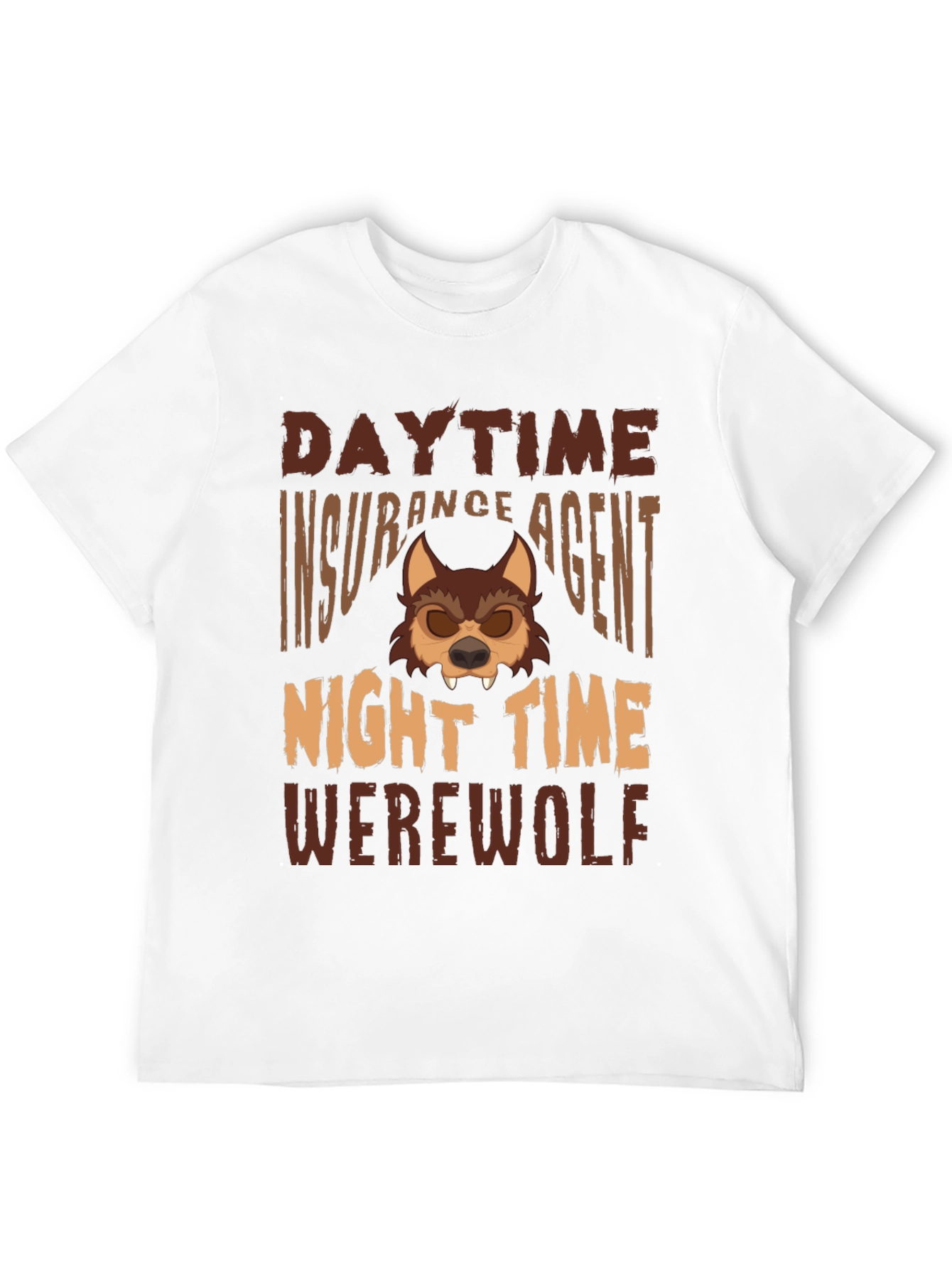 Daytime Insurance Agent Nighttime Werewolf Graphic Tee