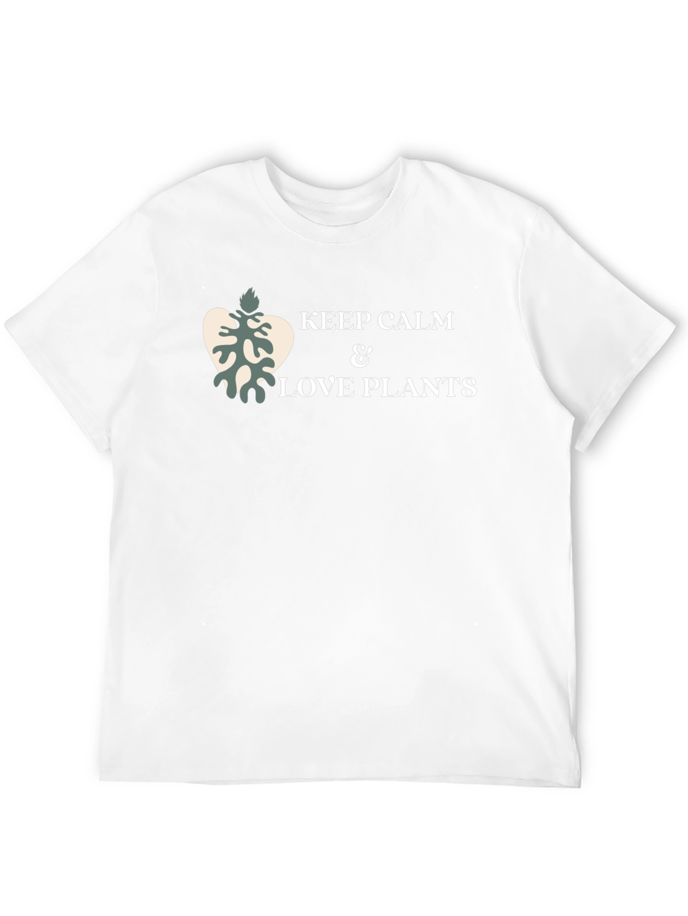 Keep Calm & Love Plants Graphic Tee