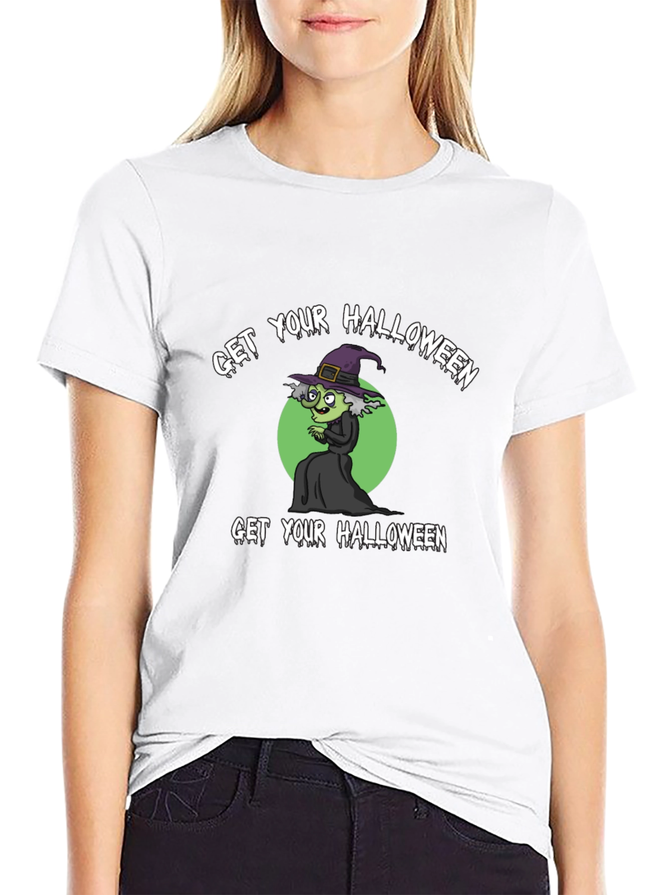 Get Your Halloween On! Witch Graphic Tee