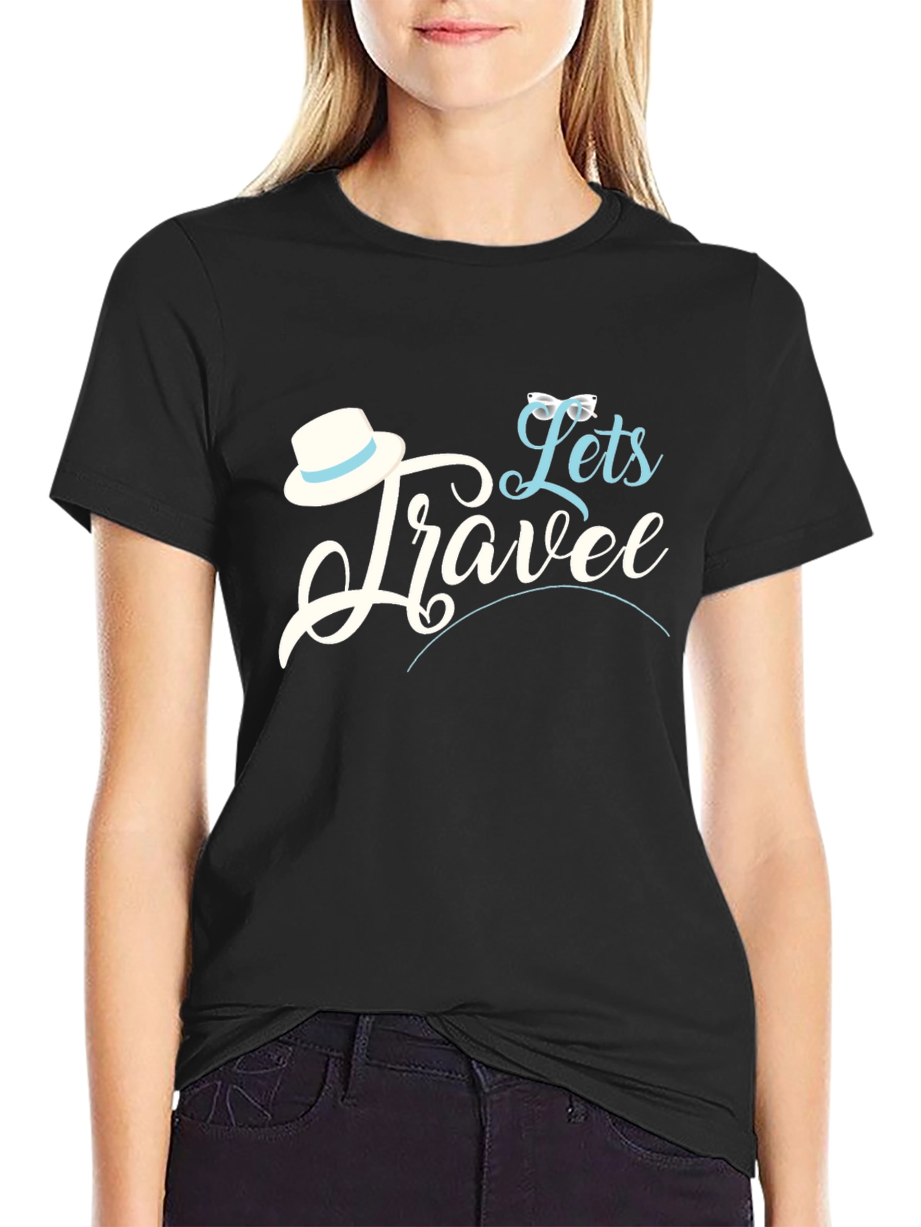Lets Travel Graphic T-Shirt