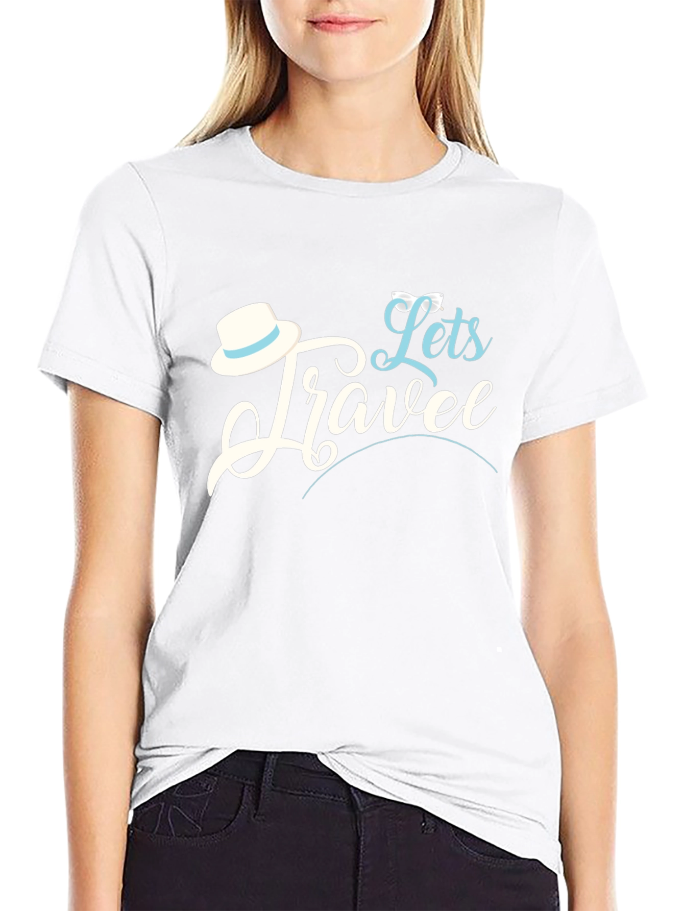 Lets Travel Graphic T-Shirt