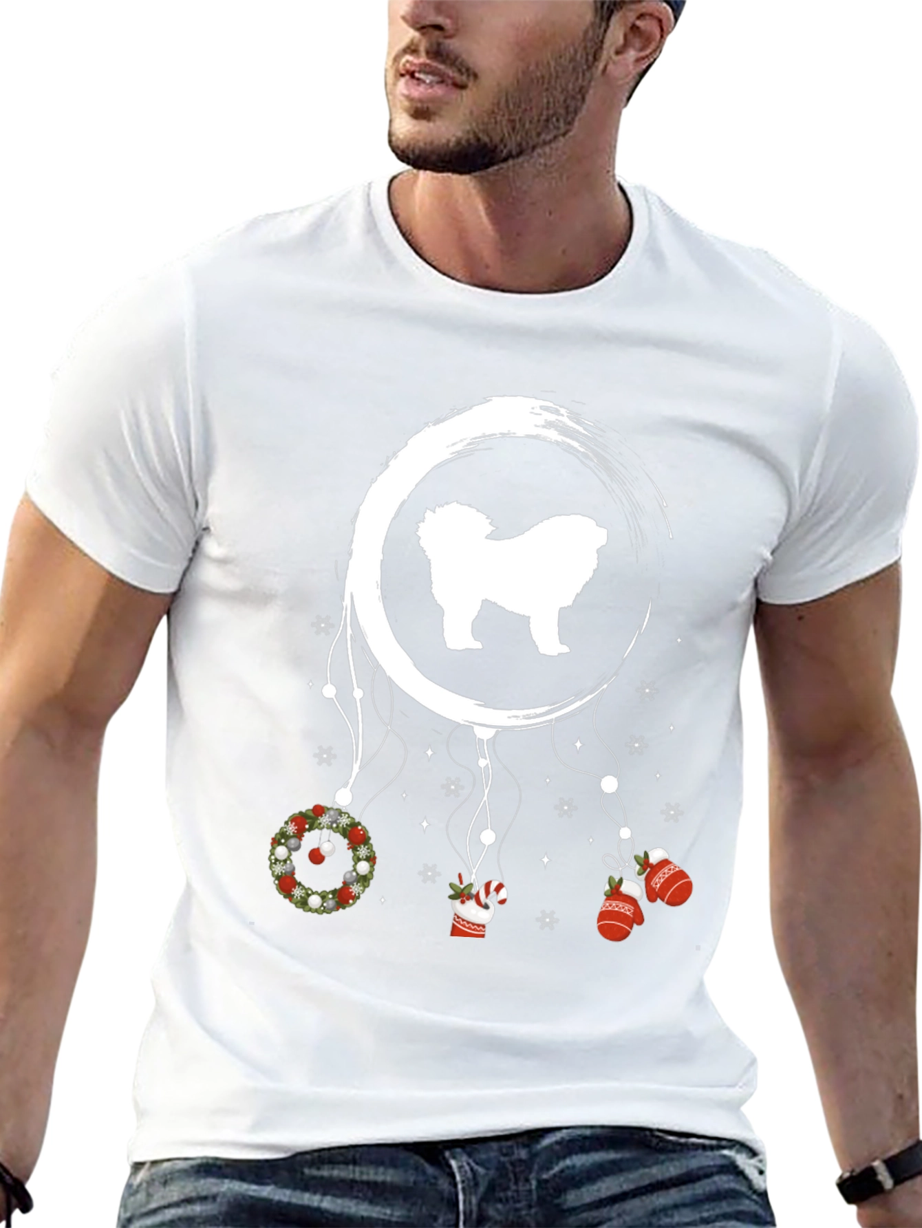 Festive Dog Dreamcatcher T-Shirt