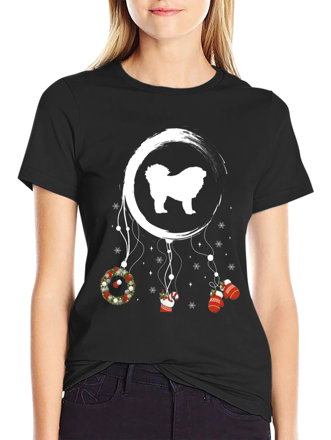 Festive Dog Dreamcatcher T-Shirt
