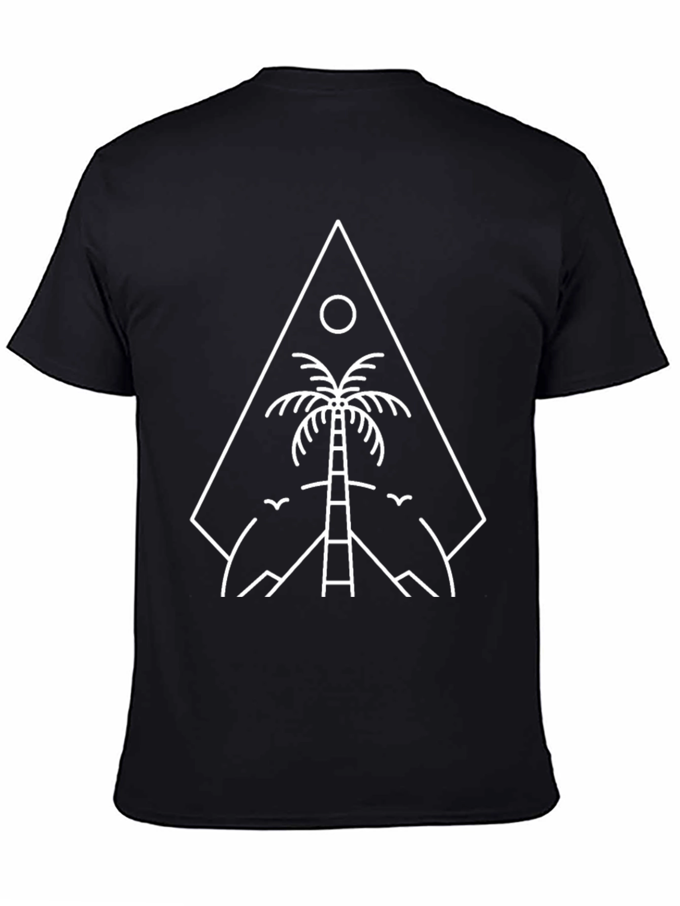 Minimalist Palm Tree Graphic Tee