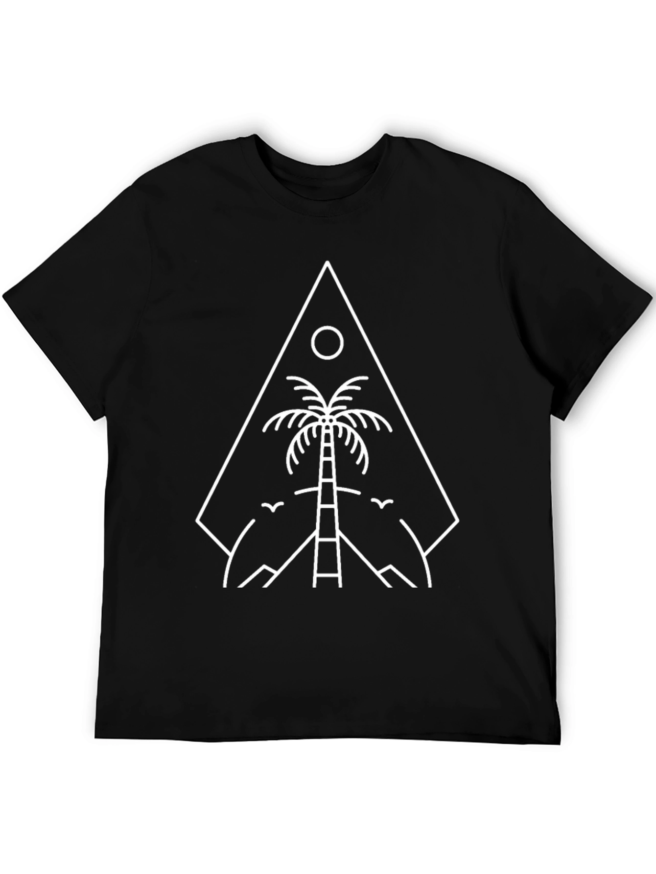 Minimalist Palm Tree Graphic Tee