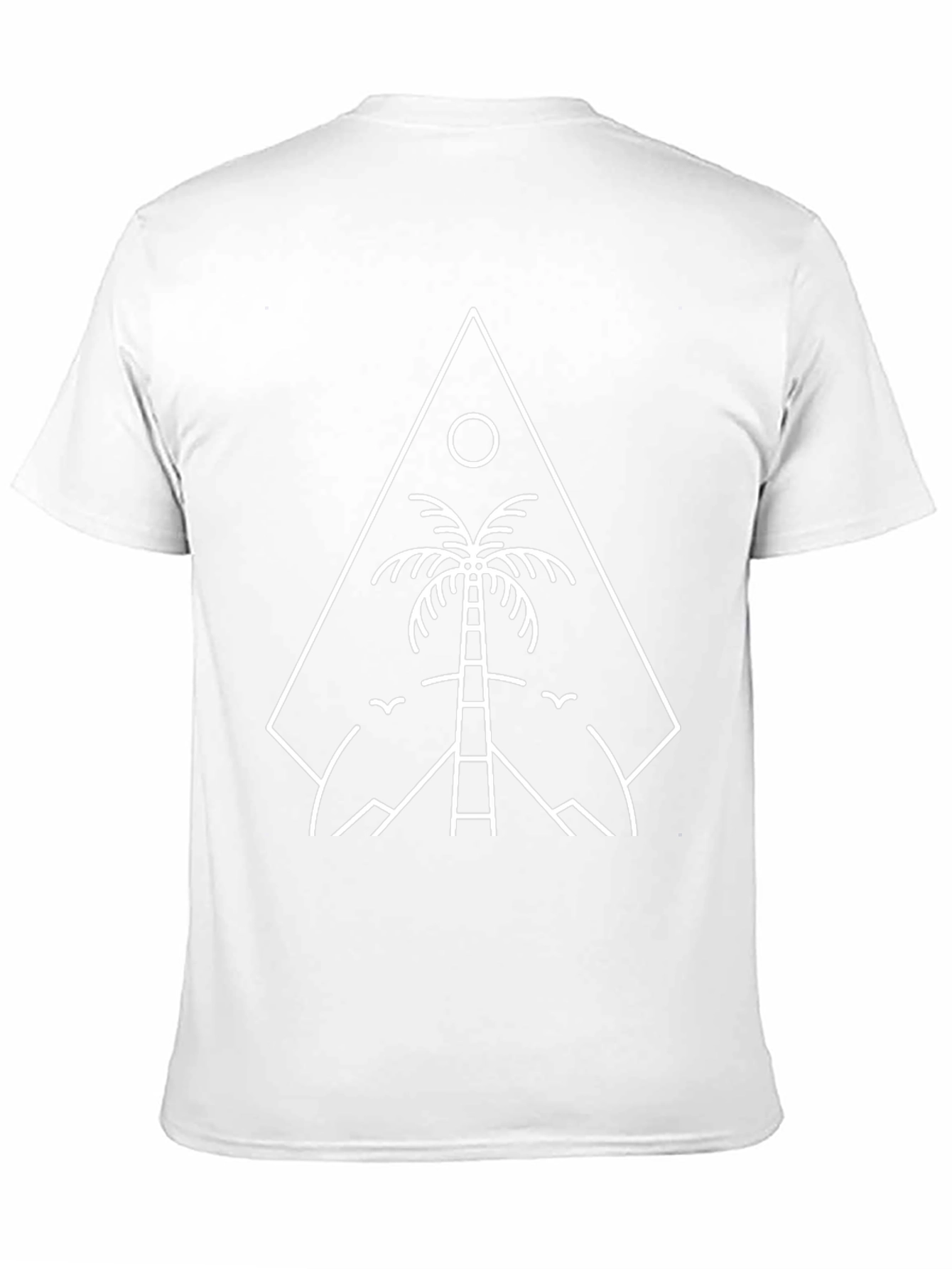 Minimalist Palm Tree Graphic Tee
