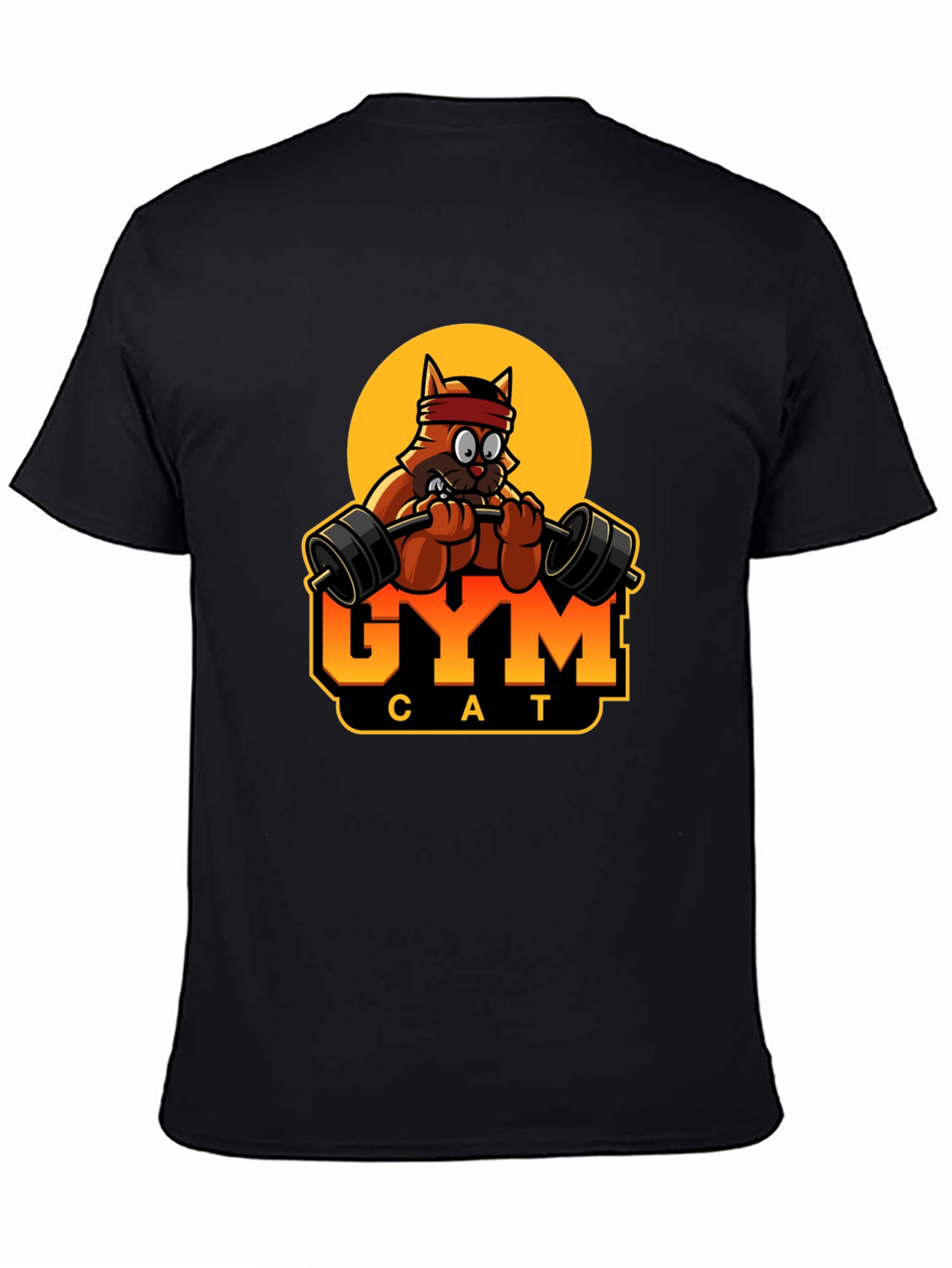Gym Cat T-Shirt - Funny Workout Tee