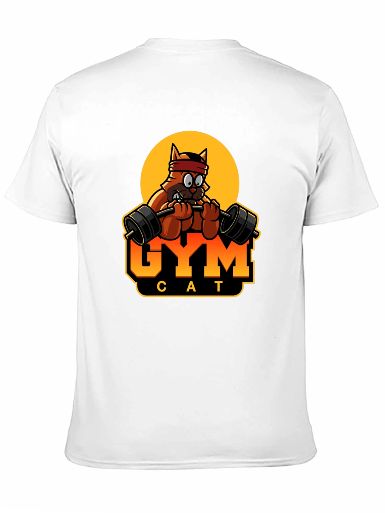 Gym Cat T-Shirt - Funny Workout Tee