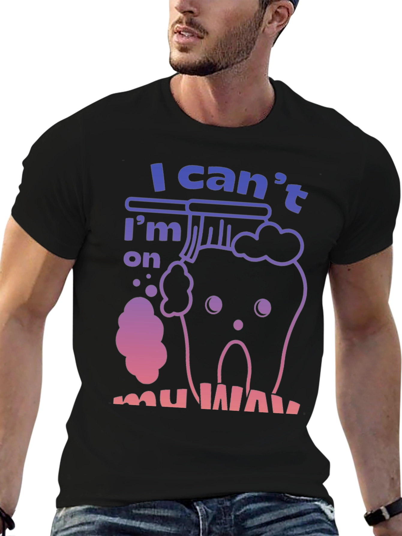 Funny Tooth T-Shirt - Im on my way