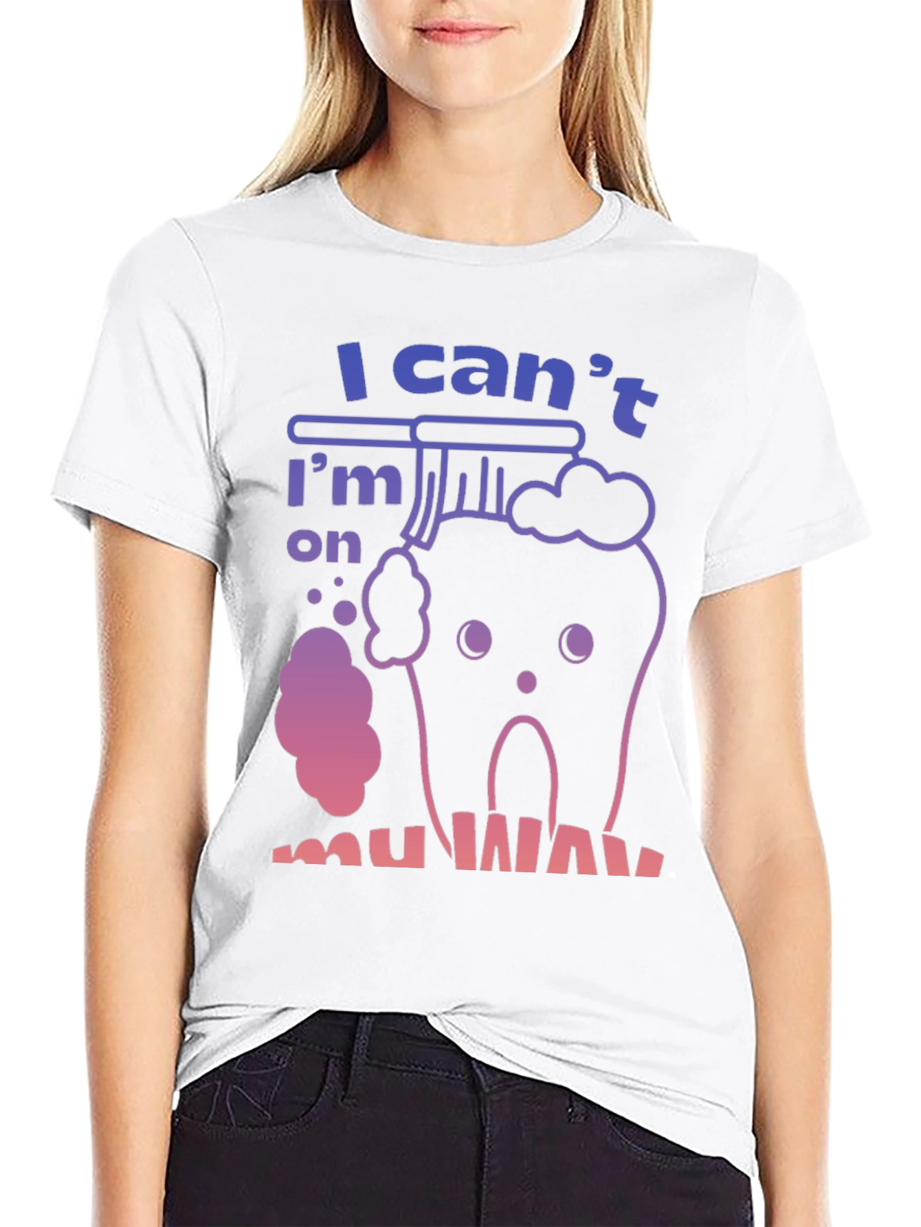 Funny Tooth T-Shirt - Im on my way