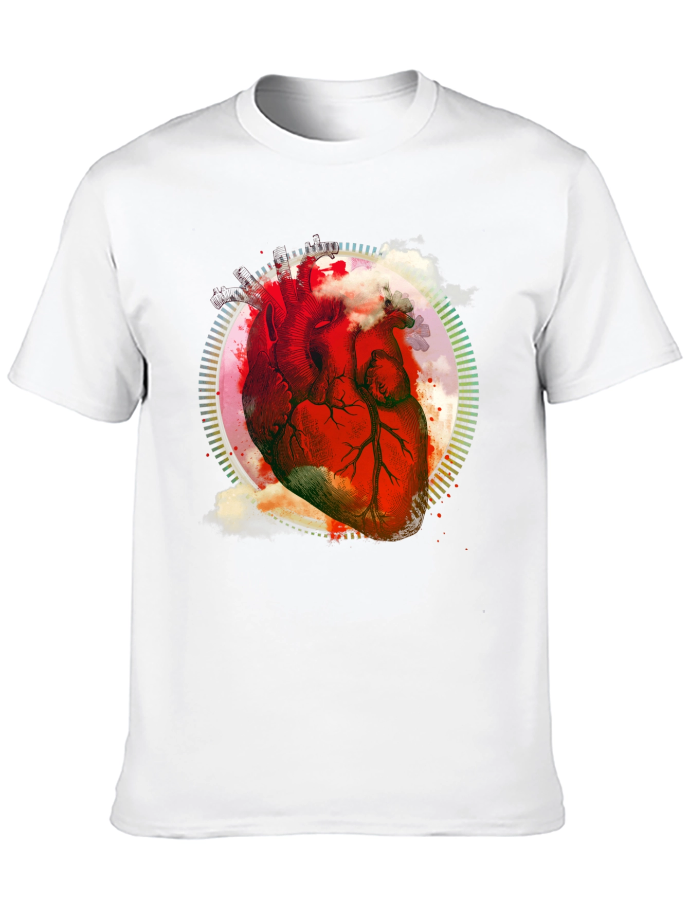 Anatomical Heart Graphic Tee - Unique Design
