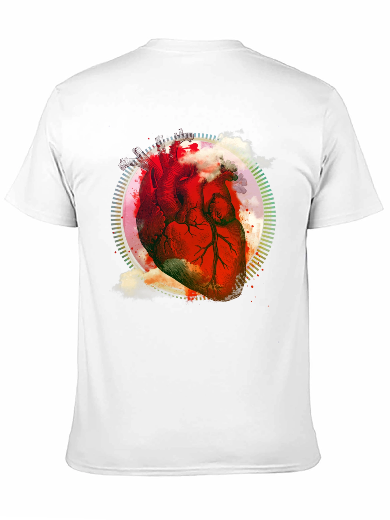 Anatomical Heart Graphic Tee - Unique Design