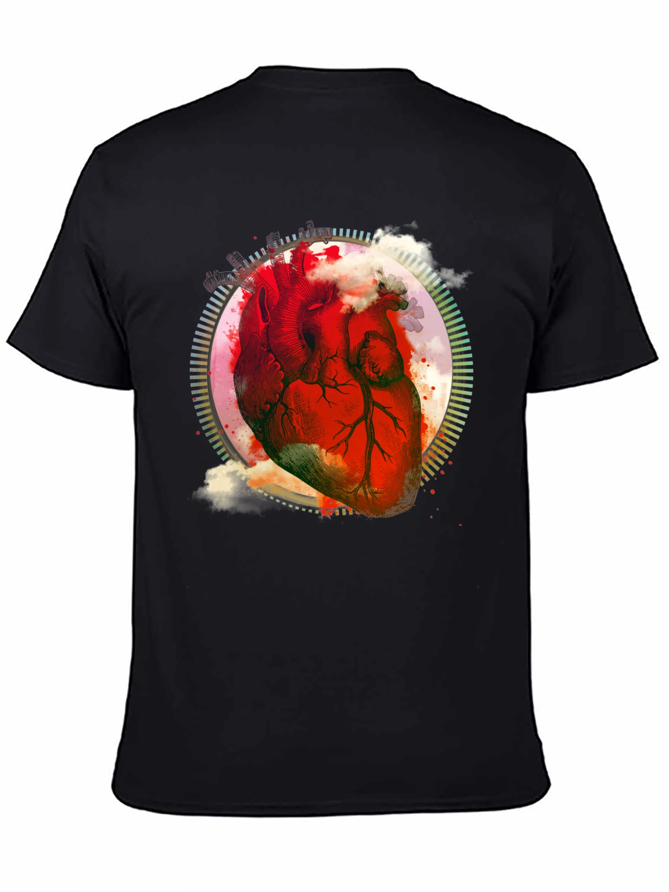 Anatomical Heart Graphic Tee - Unique Design