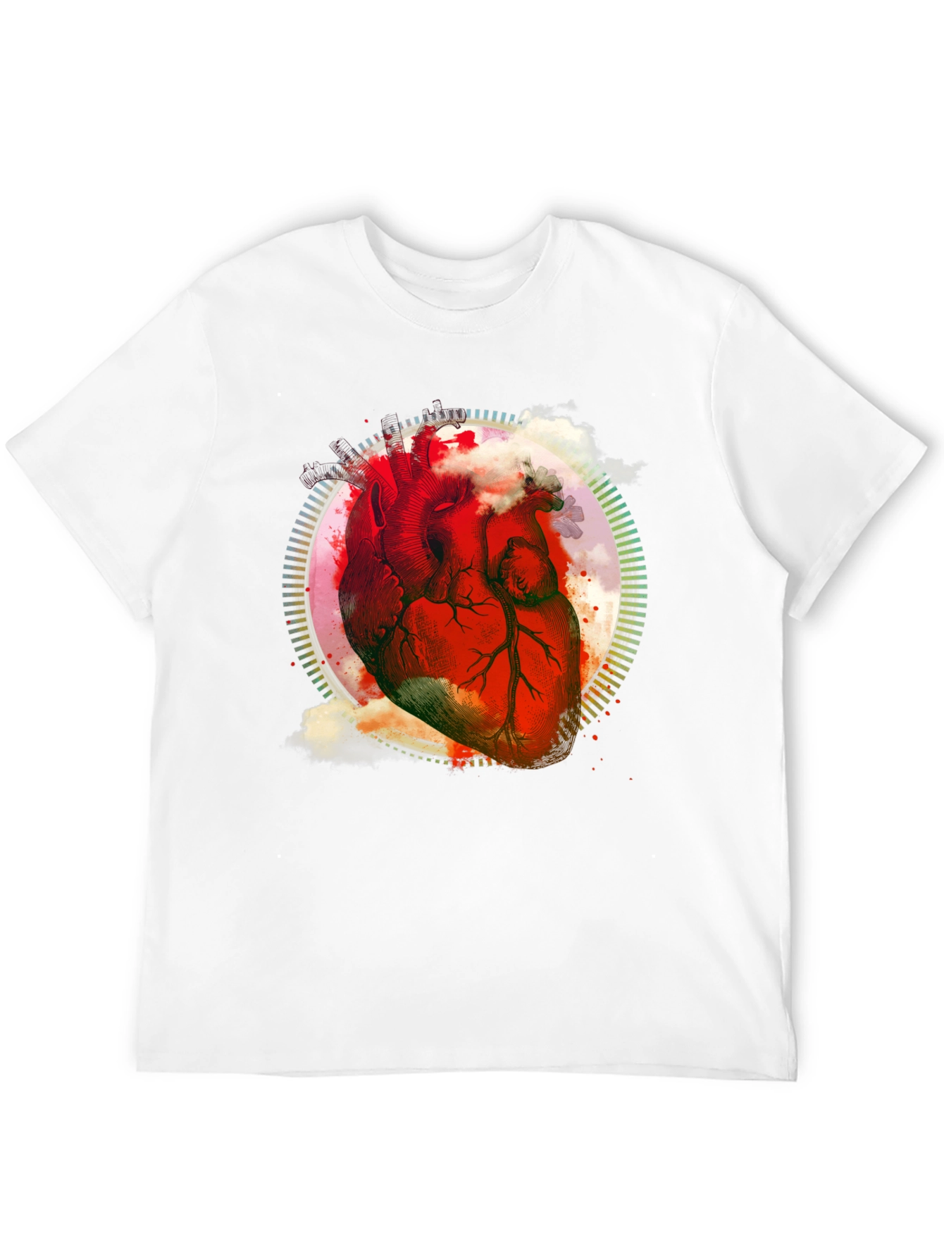 Anatomical Heart Graphic Tee - Unique Design