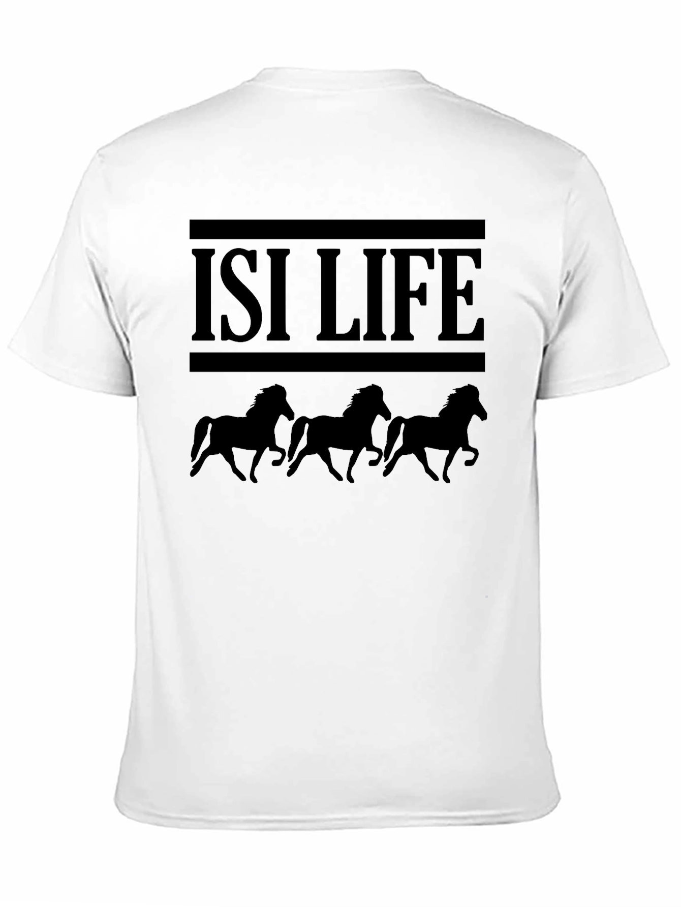 ISI Life Horse T-Shirt - Black