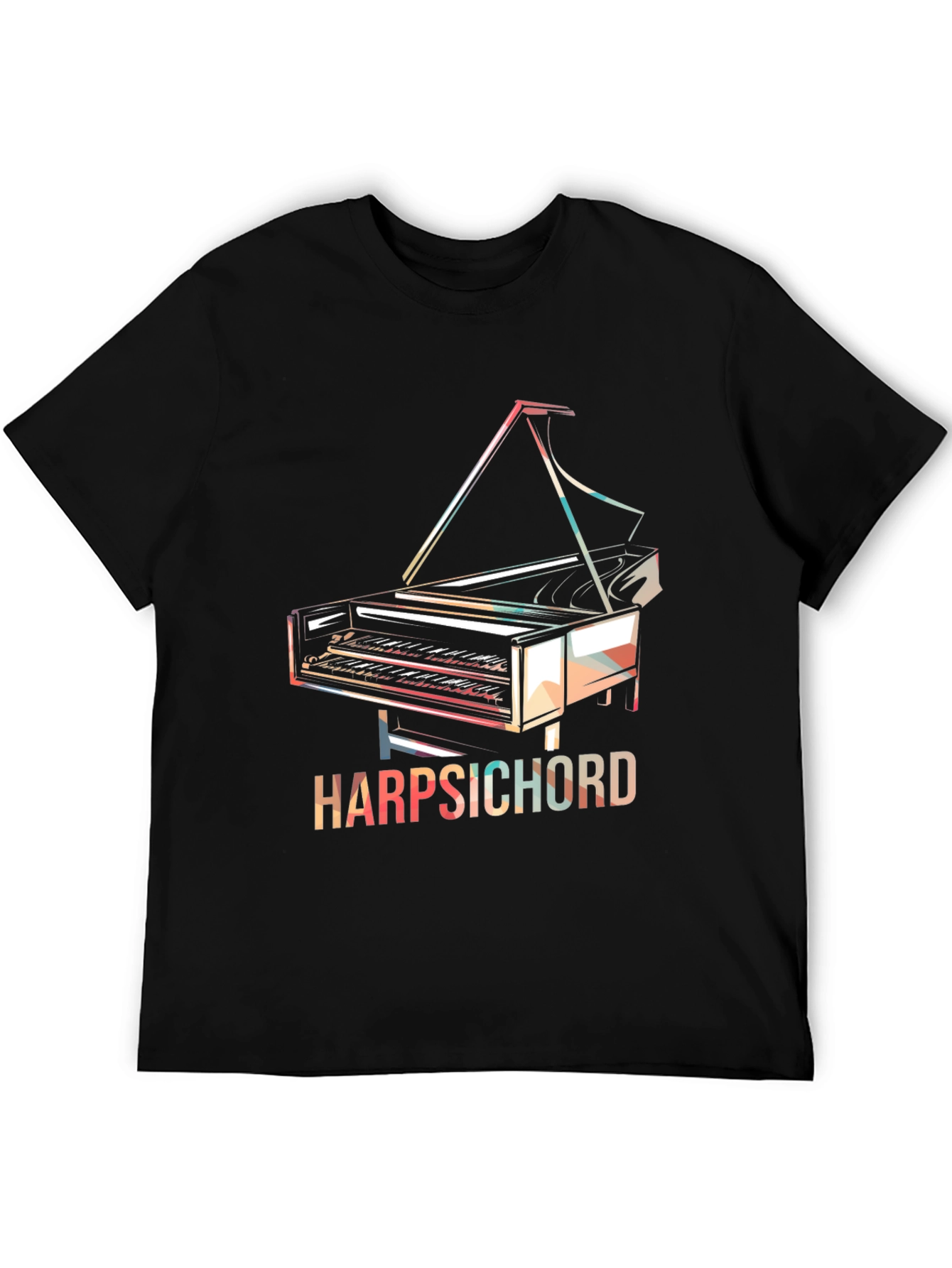 Harpsichord Graphic T-Shirt - Retro Music Tee