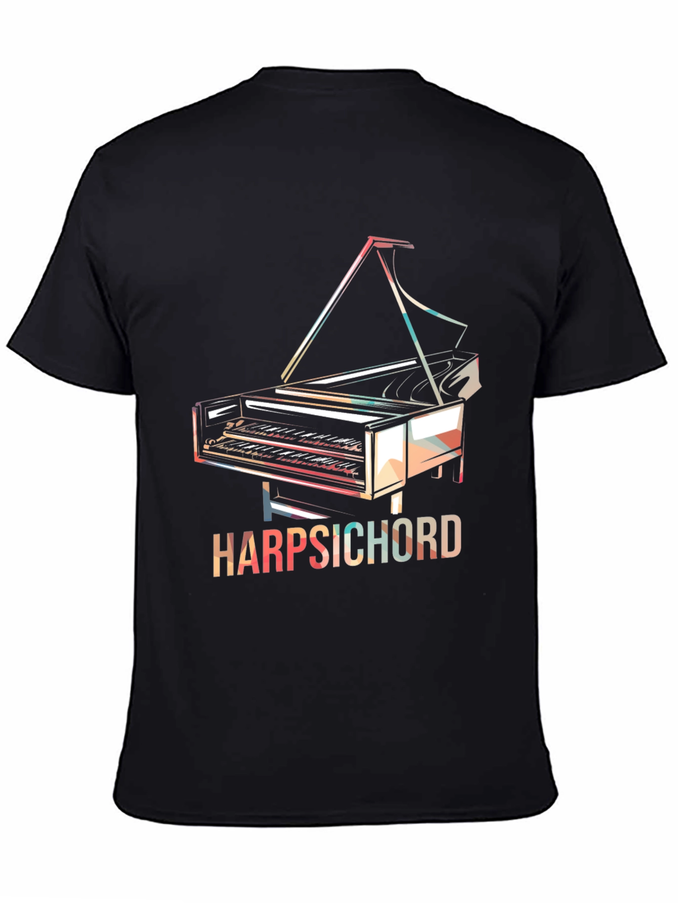 Harpsichord Graphic T-Shirt - Retro Music Tee