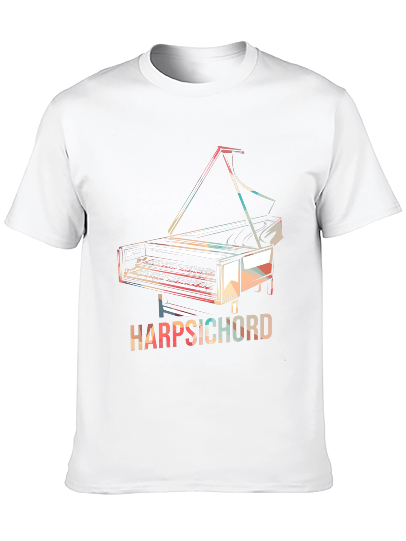 Harpsichord Graphic T-Shirt - Retro Music Tee