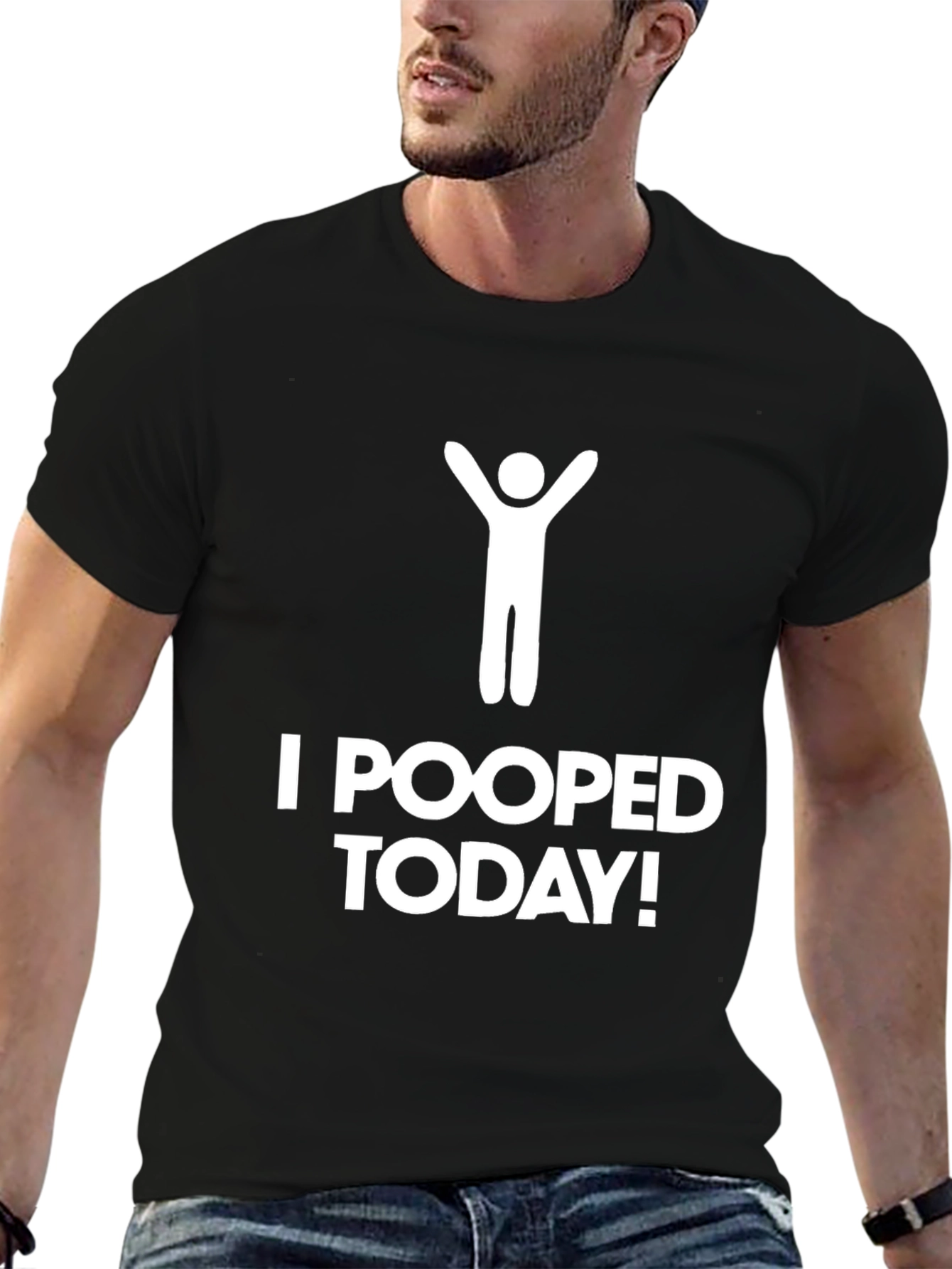 I Pooped Today T-Shirt - Funny Graphic Tee
