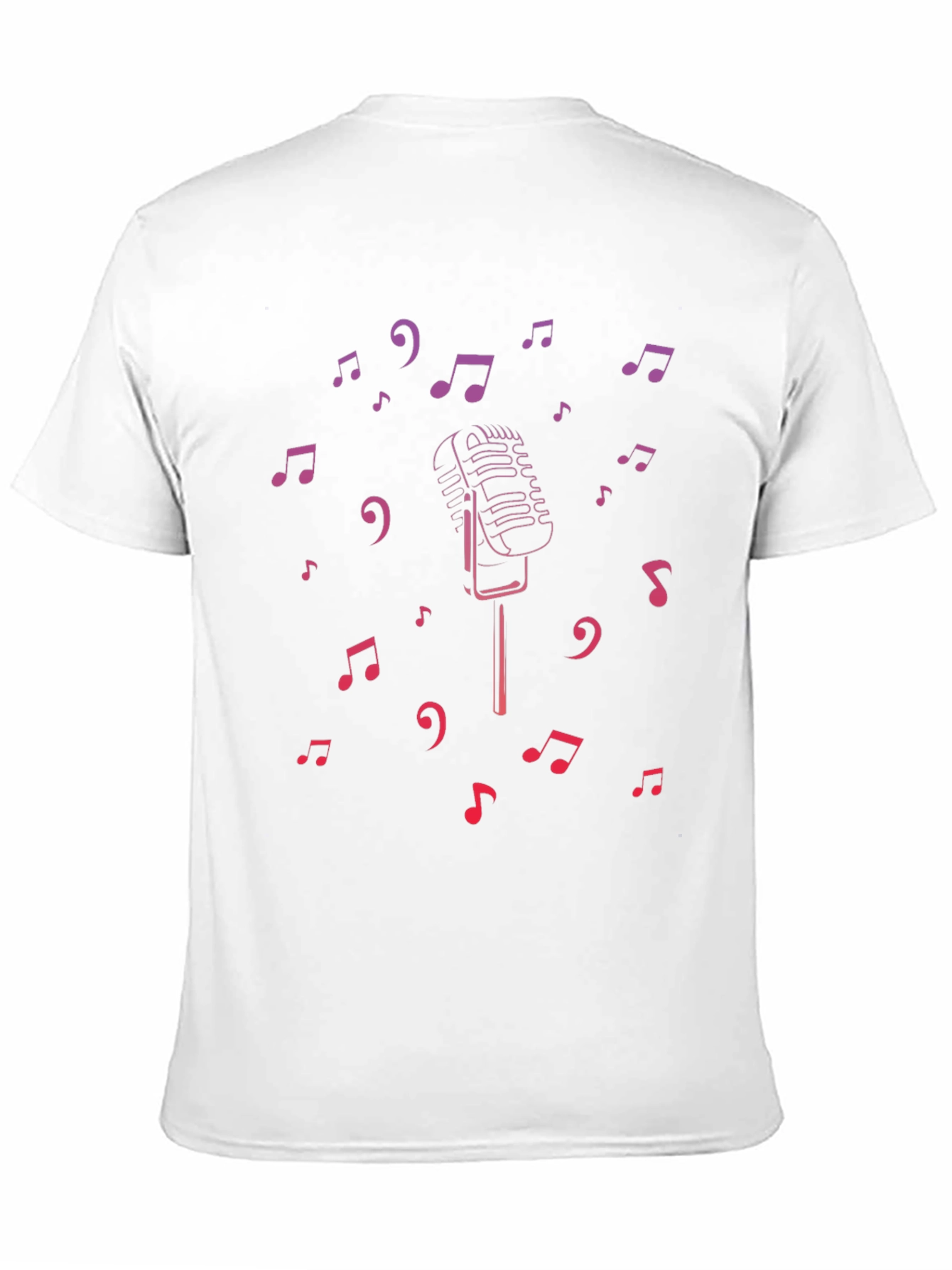 Retro Music Microphone Graphic Tee