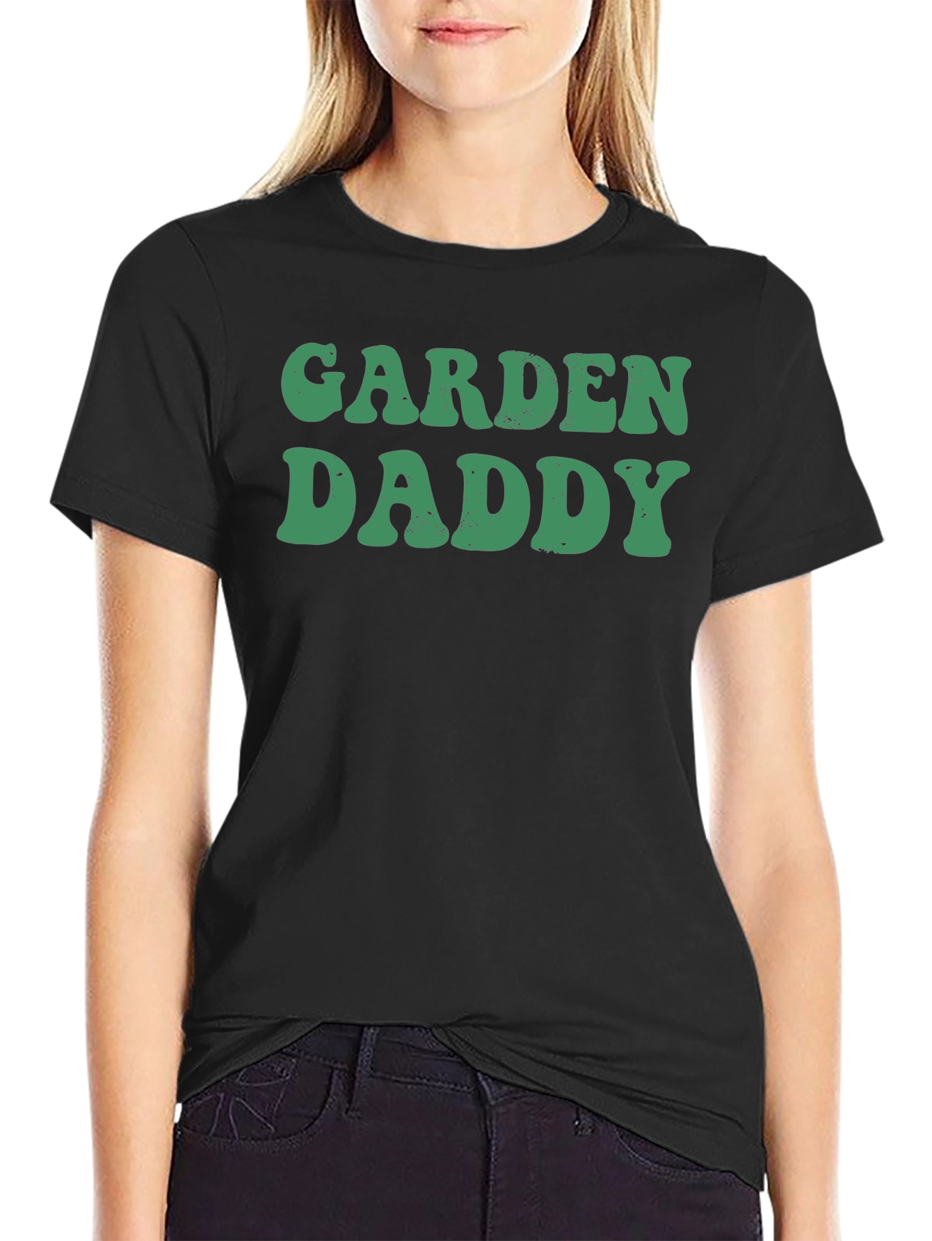 Garden Daddy Graphic T-Shirt - Black Casual Tee