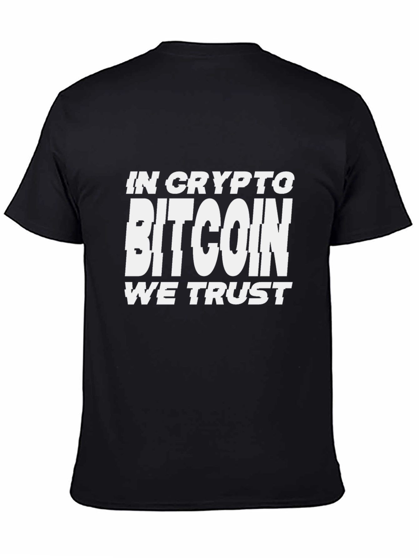 Bitcoin We Trust Black T-Shirt - Crypto Inspired Tee