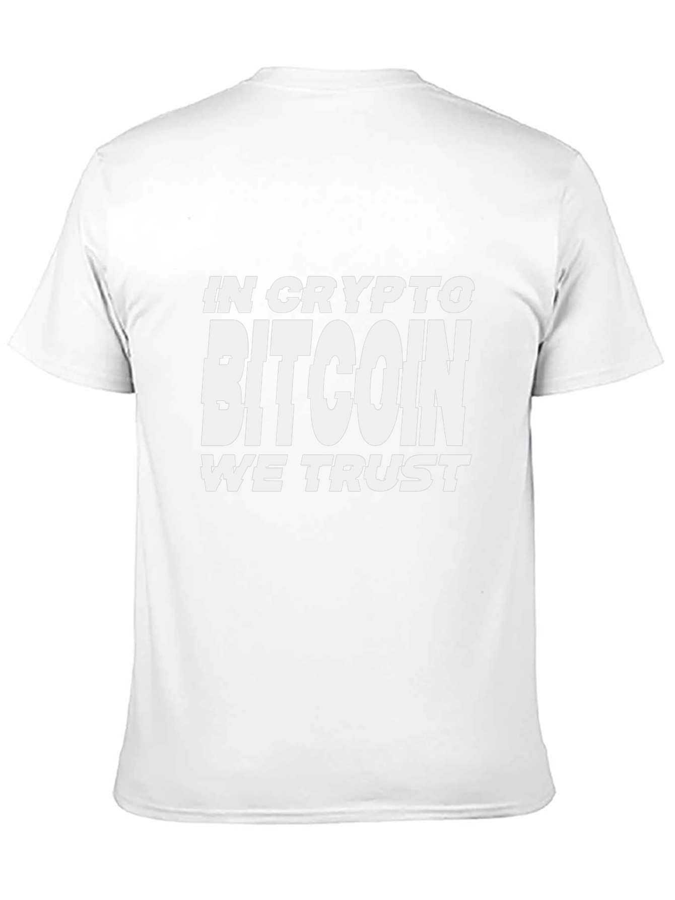 Bitcoin We Trust Black T-Shirt - Crypto Inspired Tee